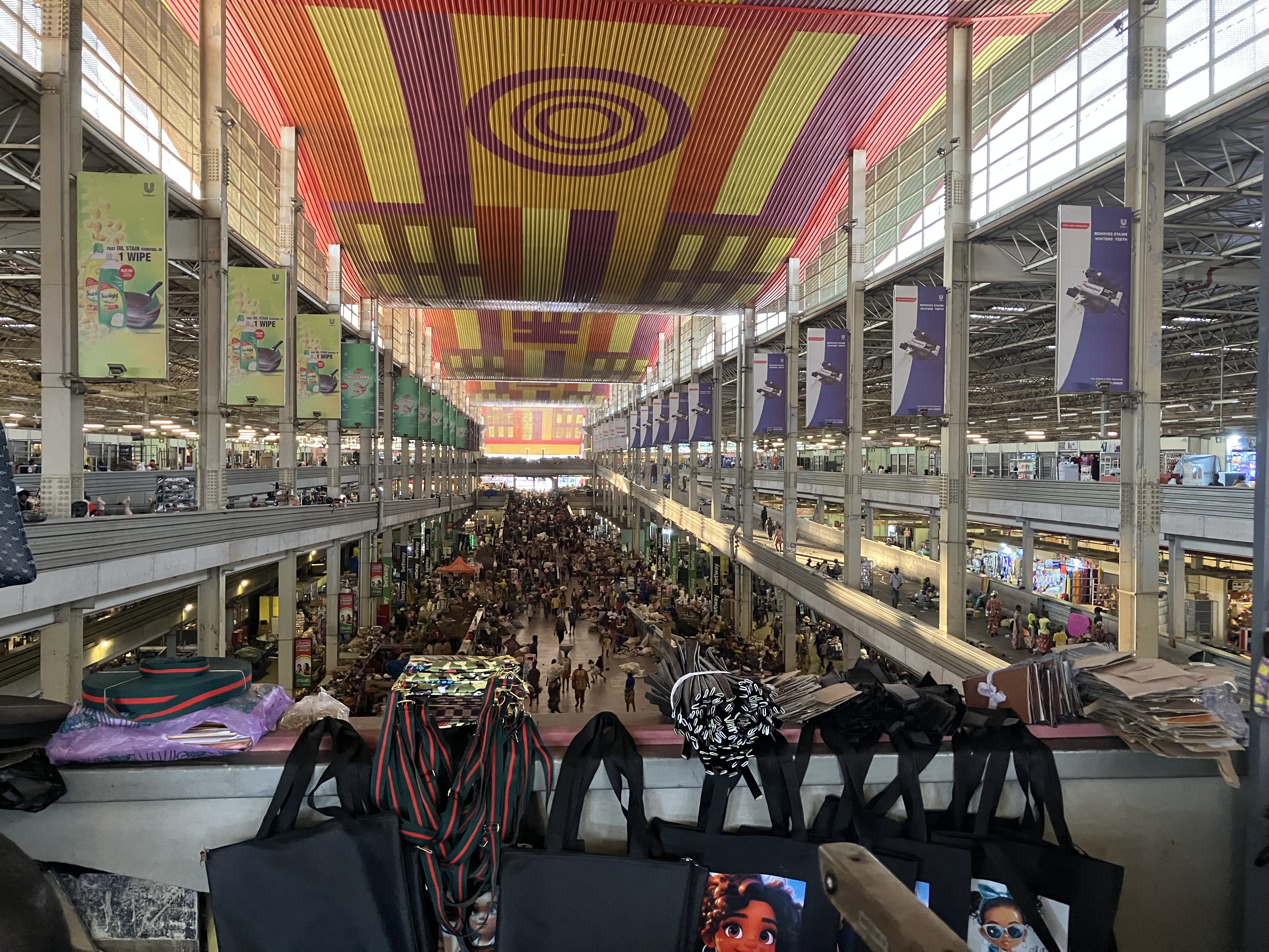 New market building of Kejetia market In Kumasi