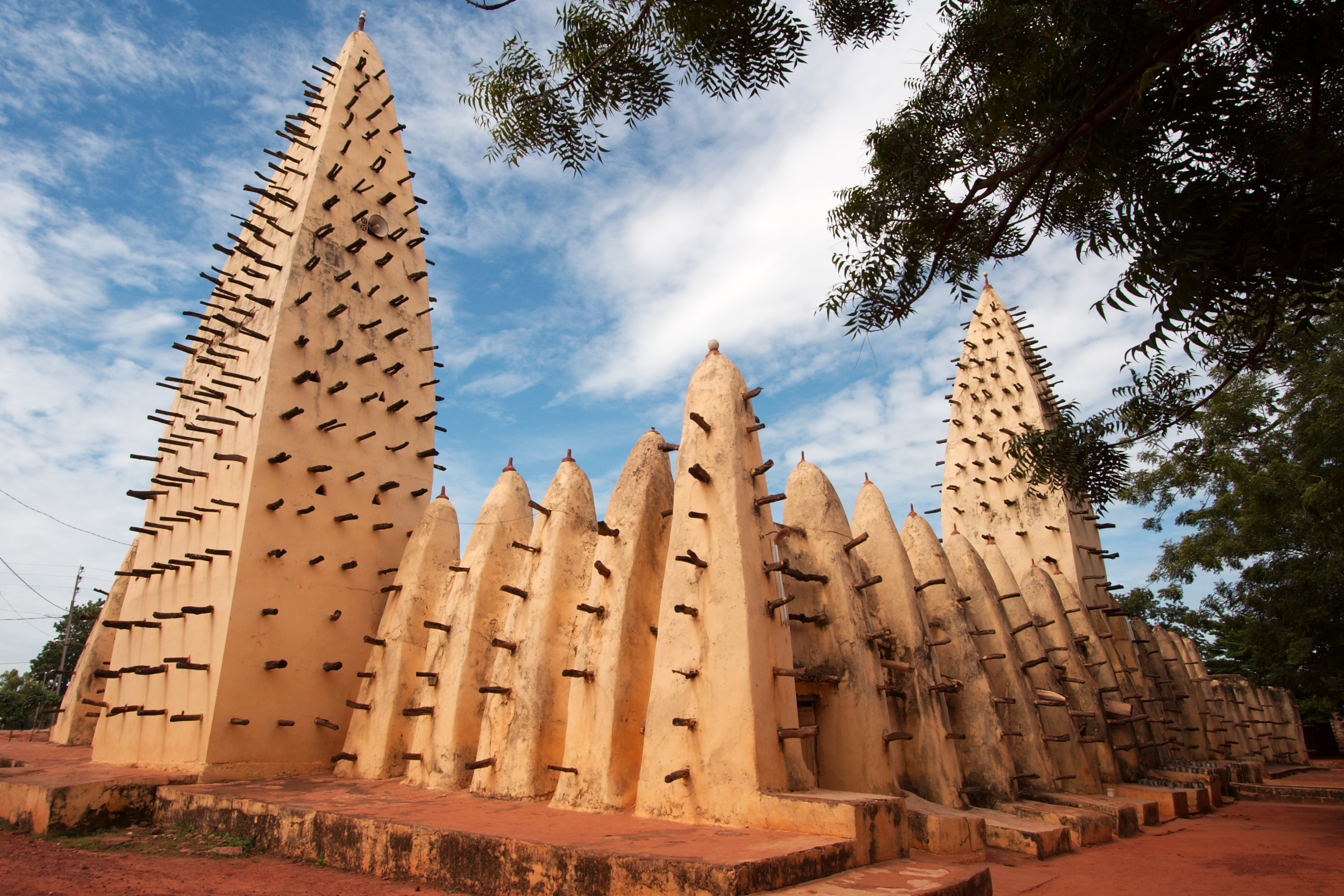 The Grand Mosque of Bobo-Dioulasso, Burkina Faso.