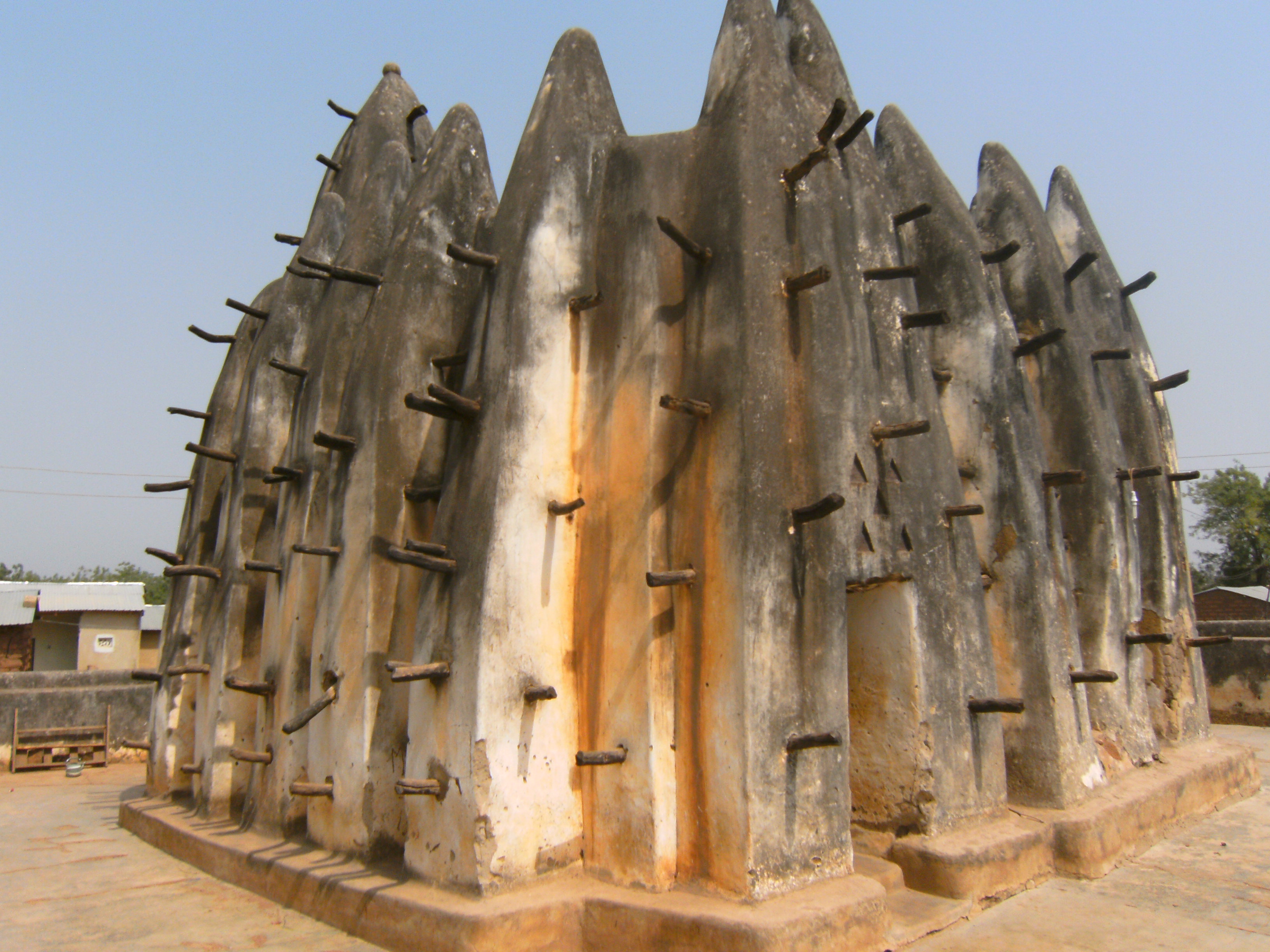 Mosque in Nakore, Upper West Region, Ghana, West Africa