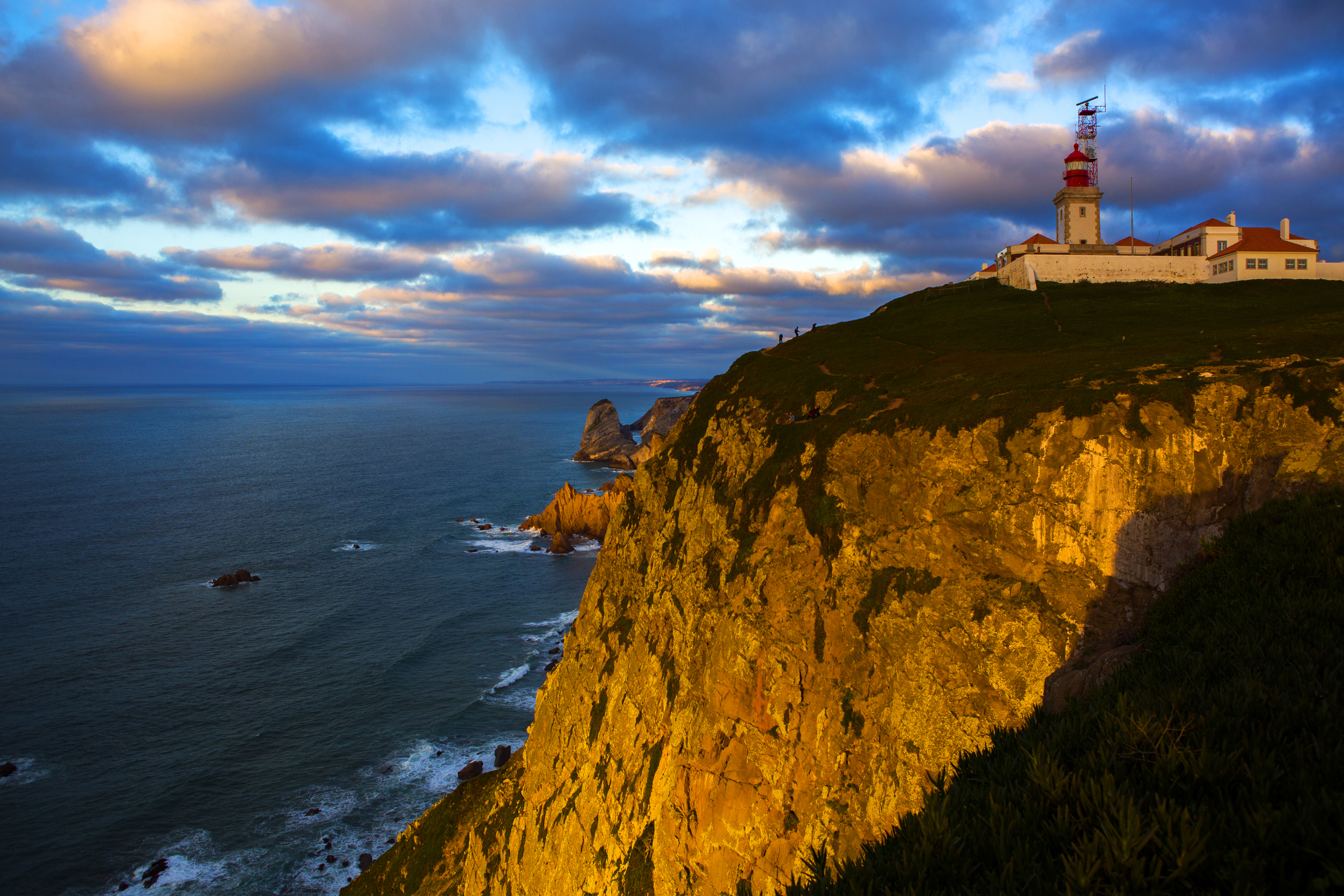 Portugal, Cabo da Roca - the westernmost extent continental Europe and the Eurasian mainland.