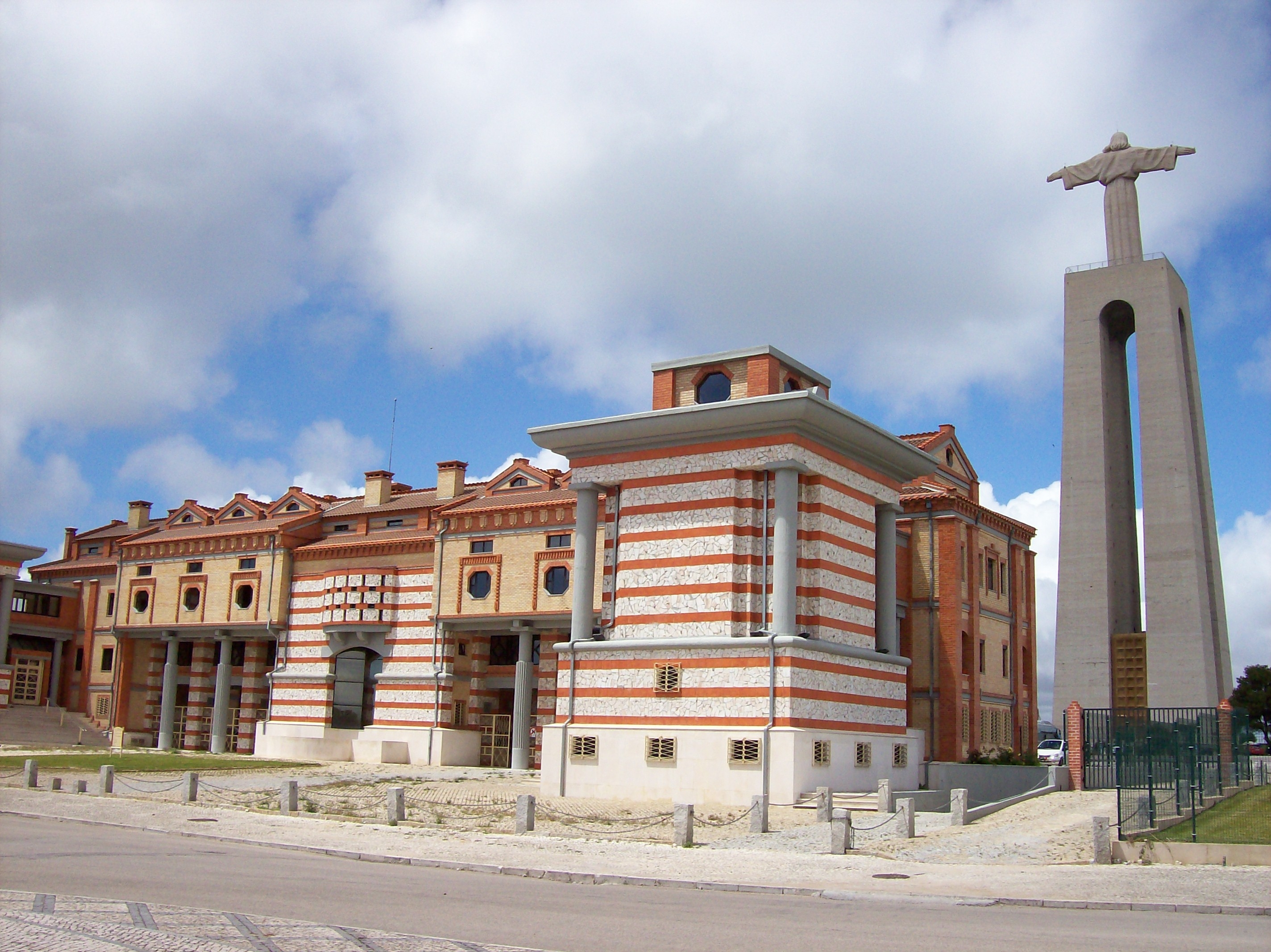 National Shrine of Christ the King and Cristo Rei Statue in Almada (Portugal)