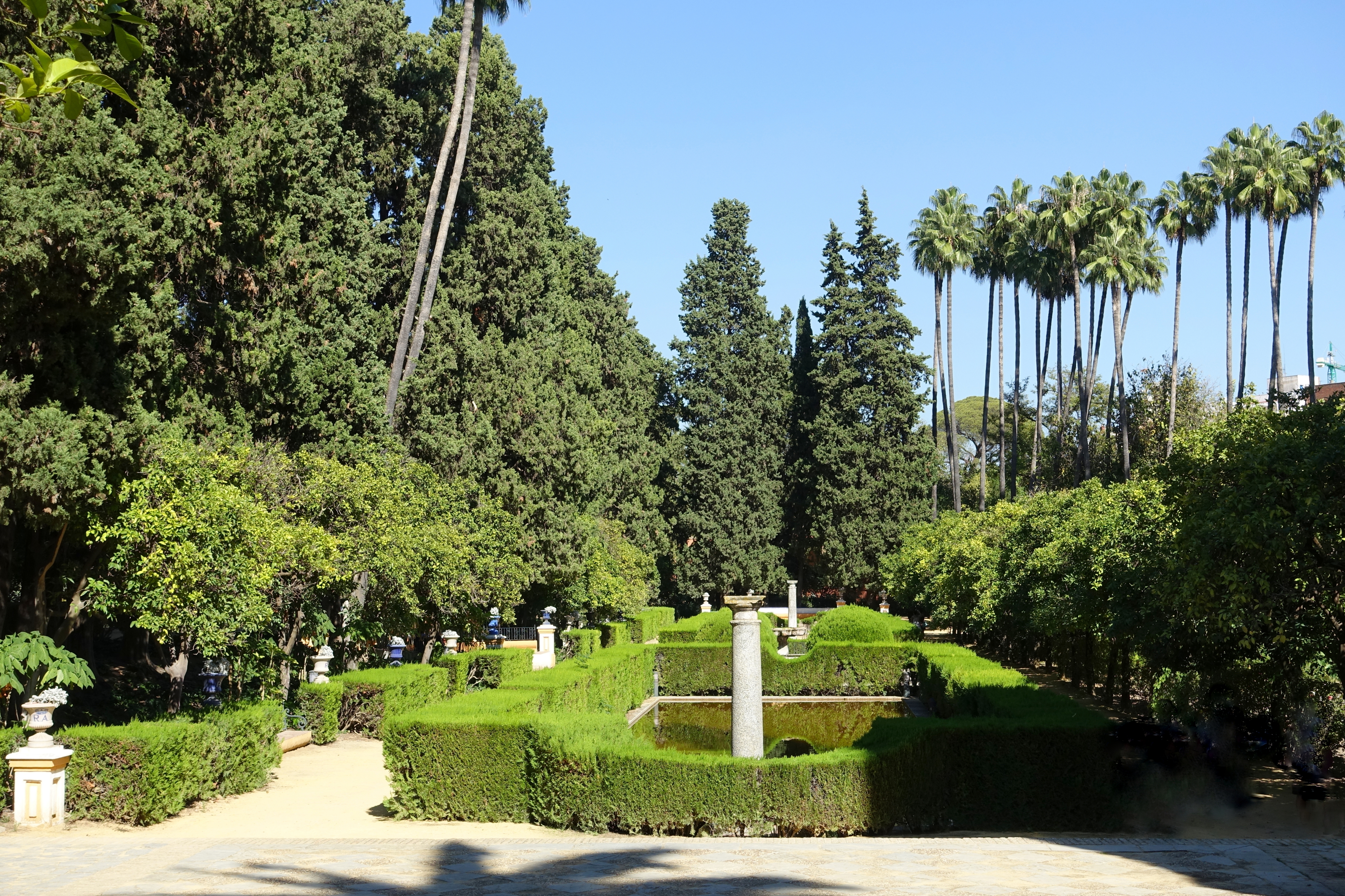 Jardin de los Poetas - Alcázar of Seville, Spain.