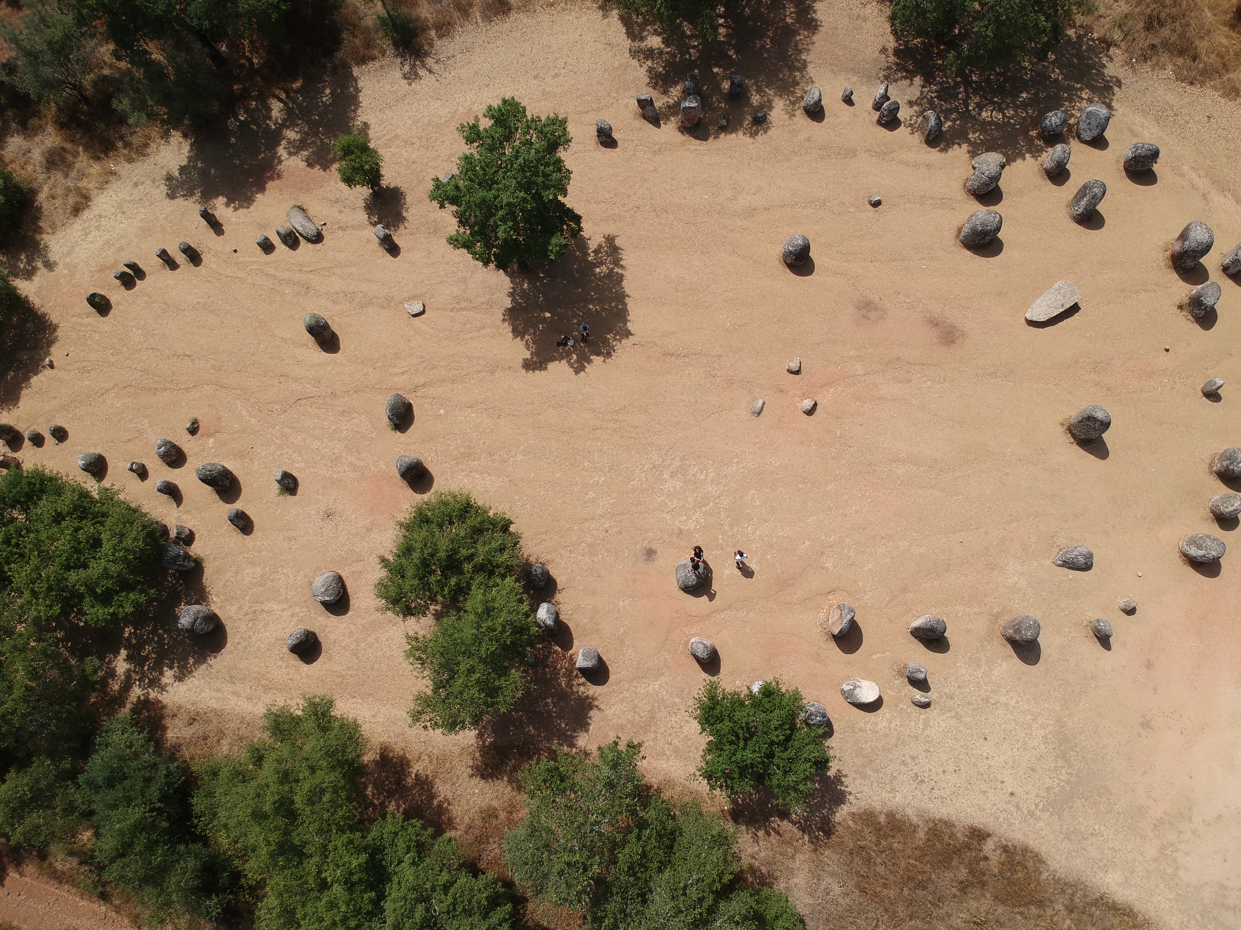 Cromeleque dos Almendres Évora Portugal.