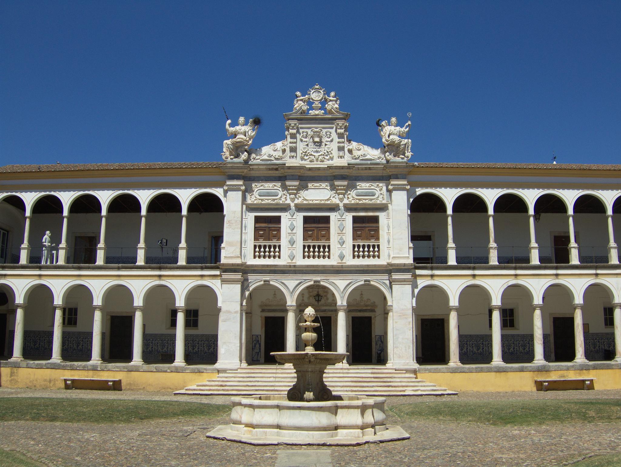 Courtyard of Évora University, Portugal