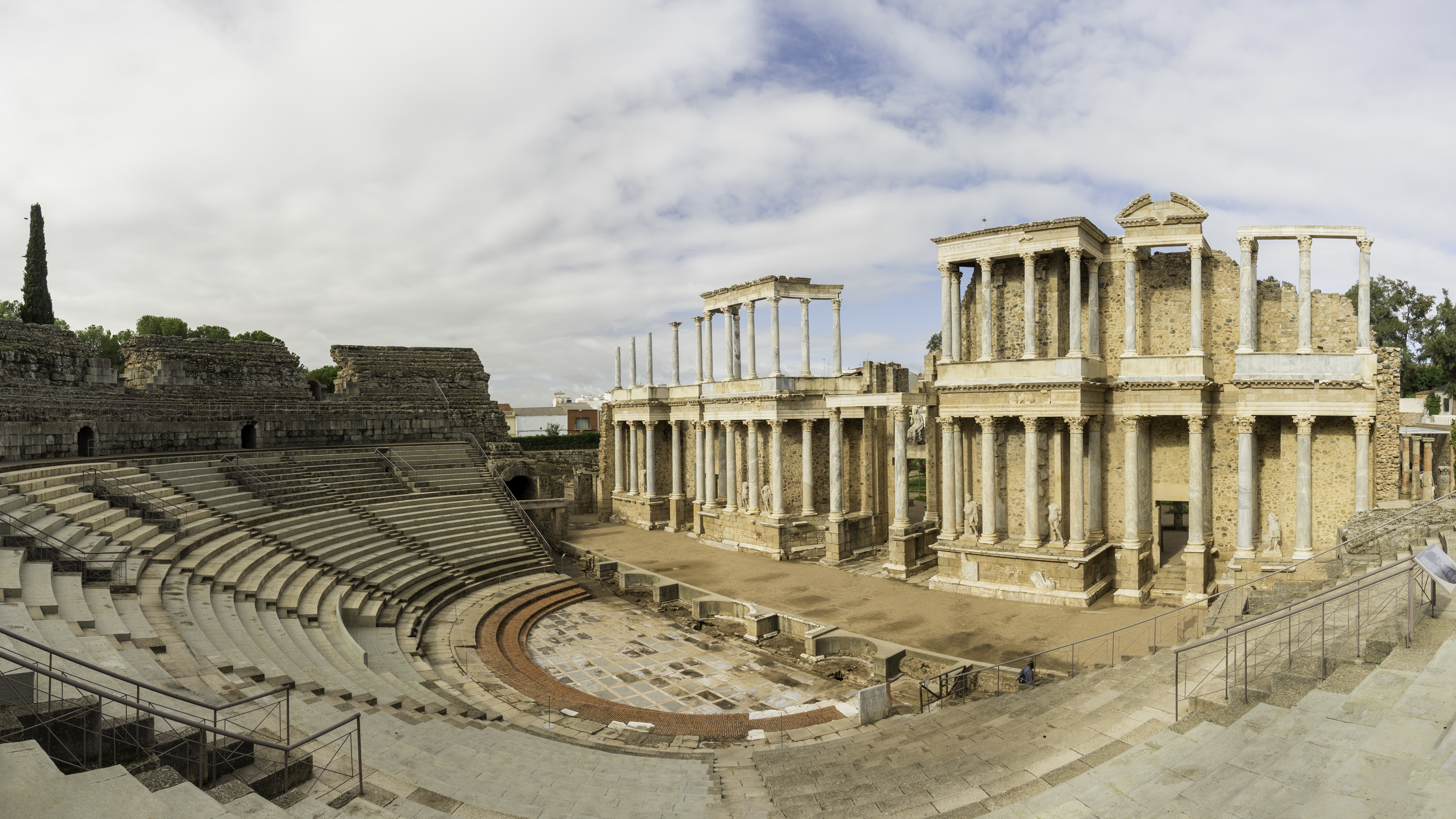 Ancient Roman theatre in Mérida, 2023.