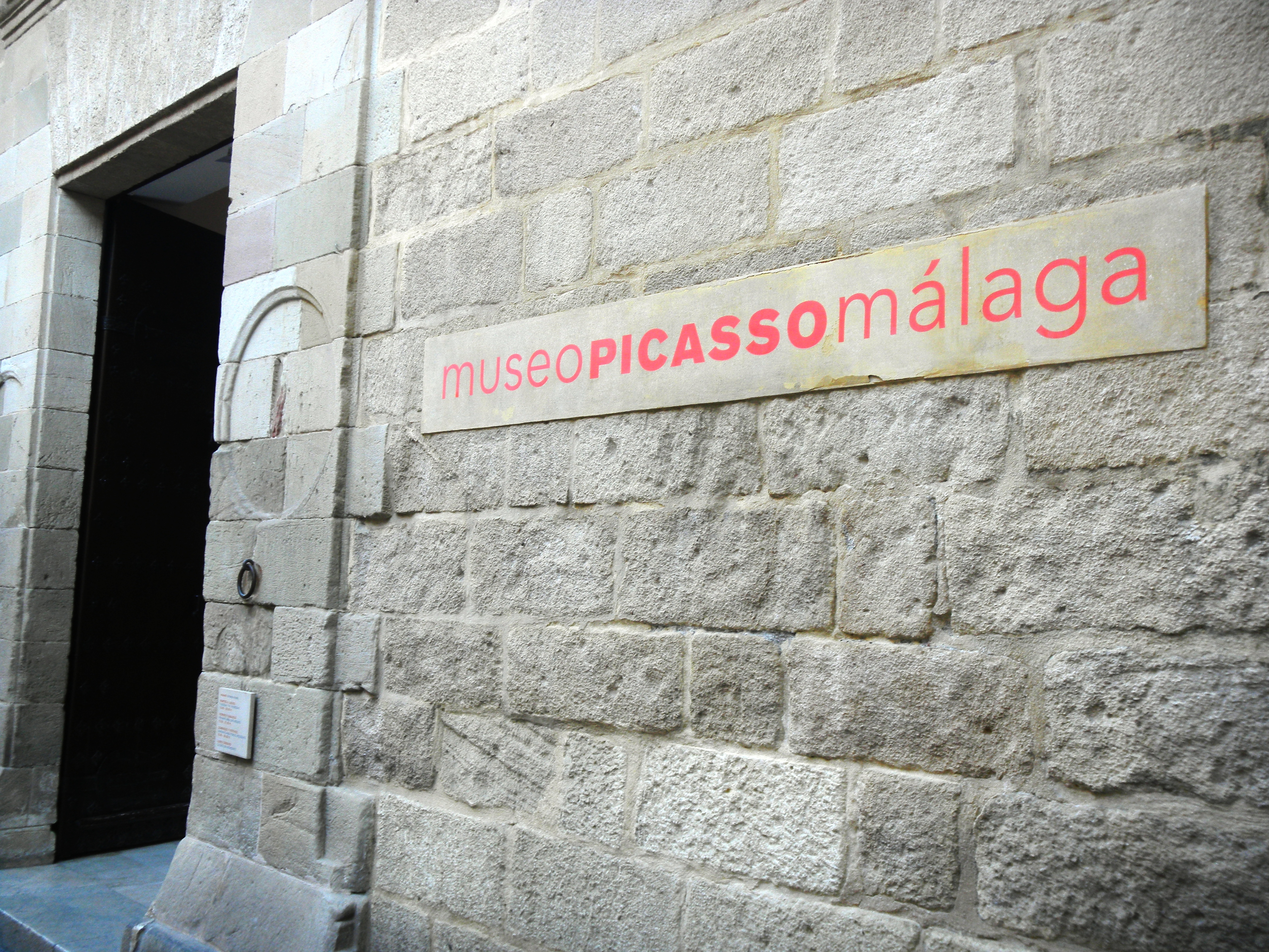 Entrada del Museo Picasso Malaga