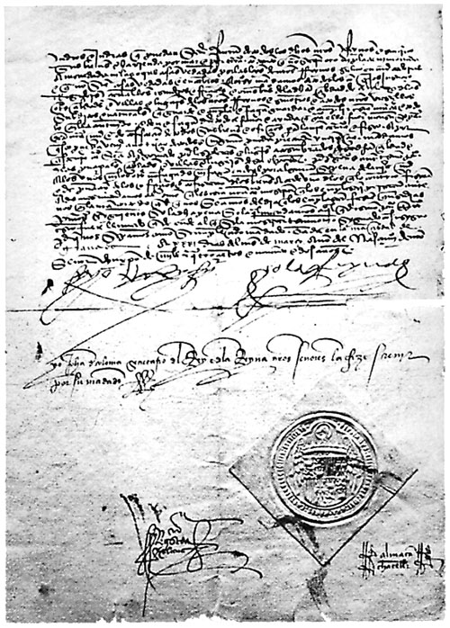 Copy of the Spanish edict of expulsion