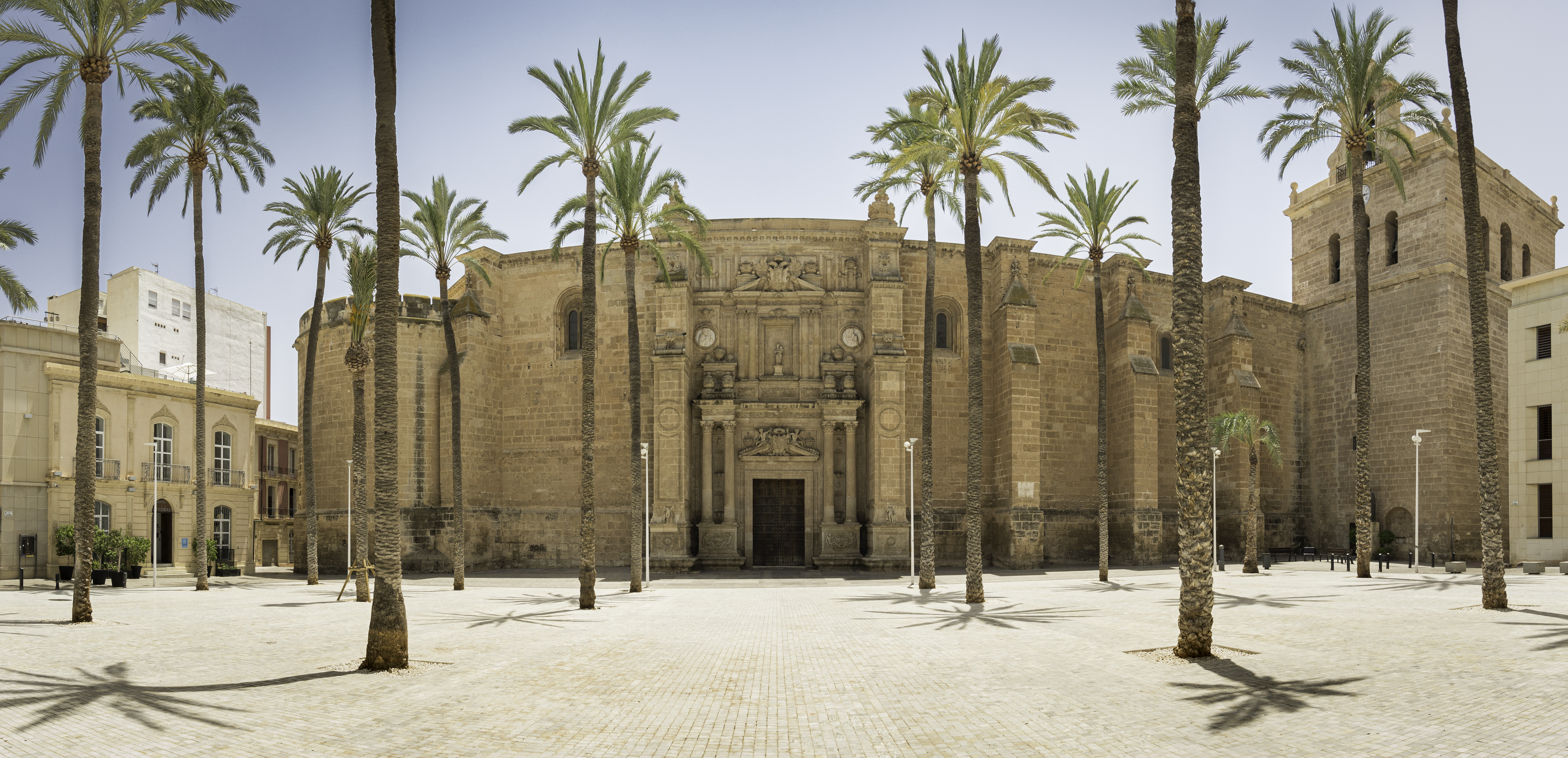 Almeria Cathedral 2023 - Main façade panorama