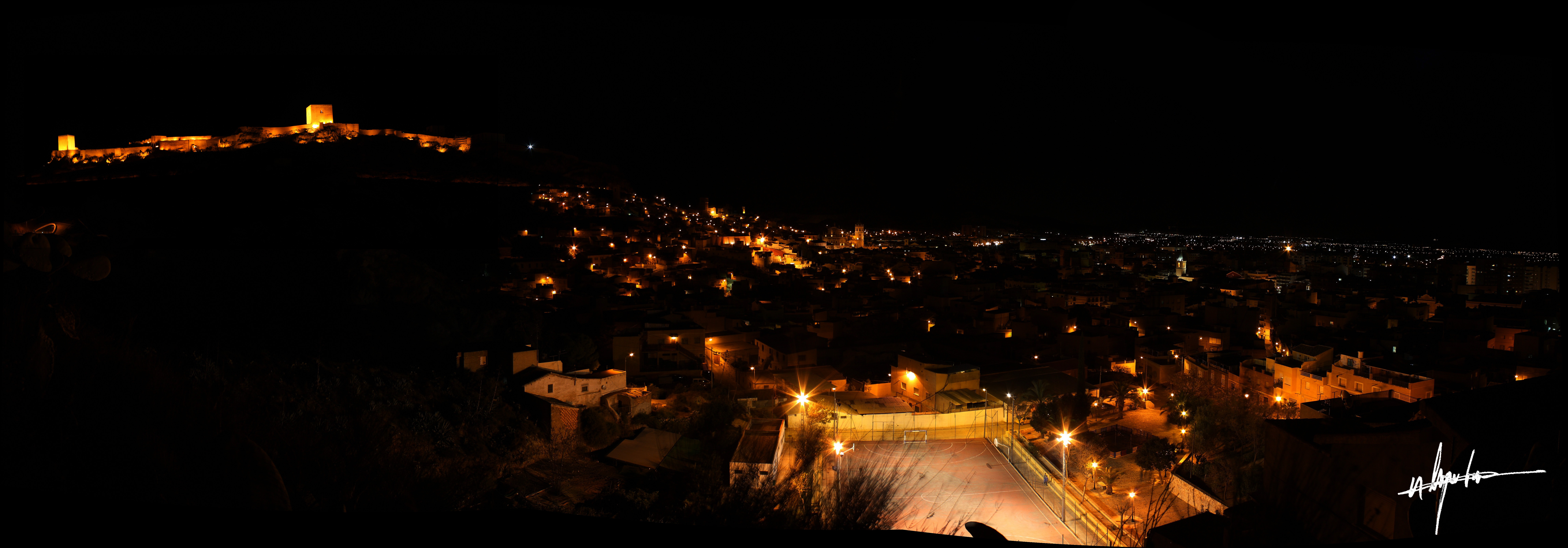 Panoramic view of Lorca