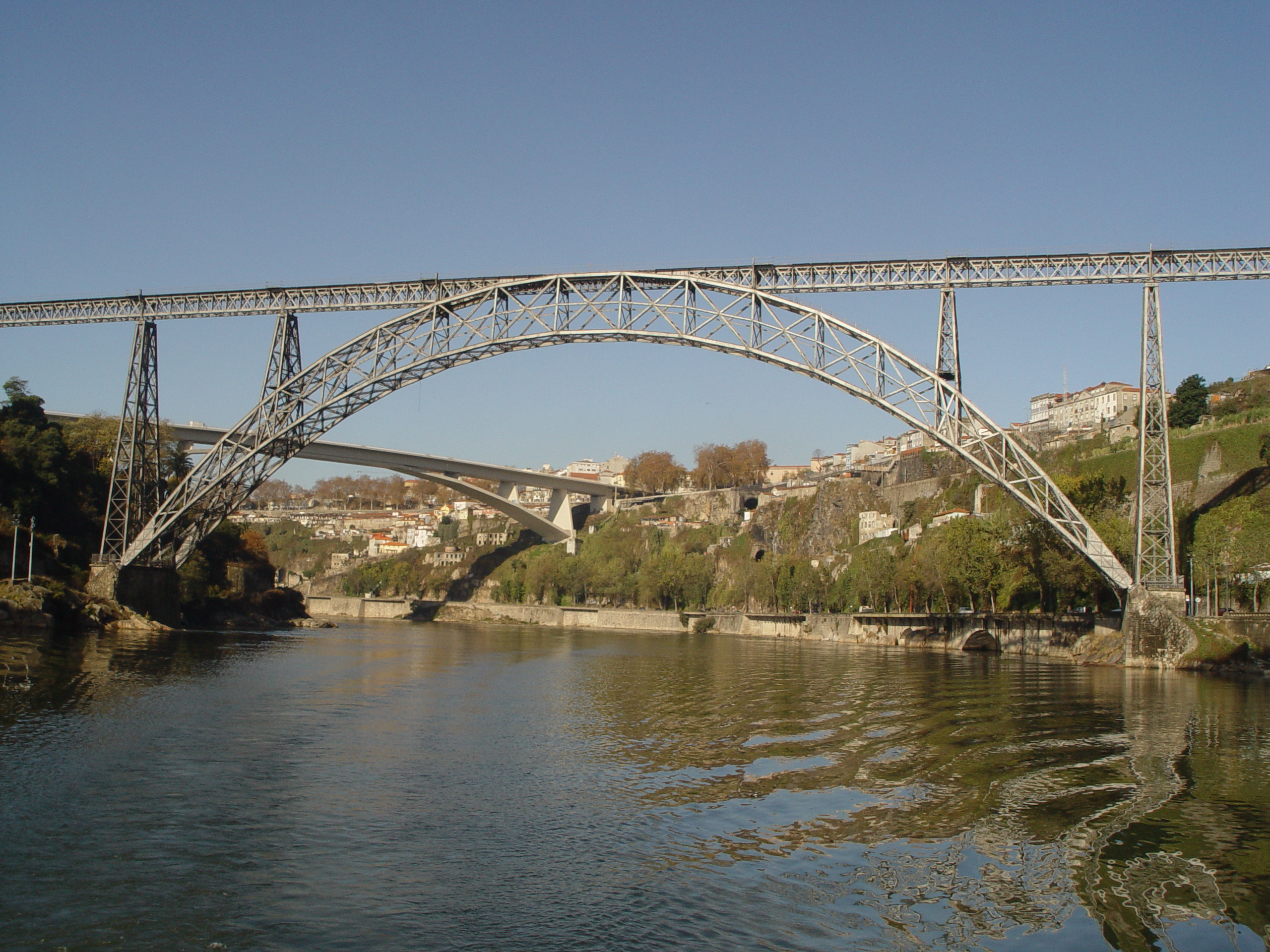 Maria Pia Bridge in Porto, Portugal