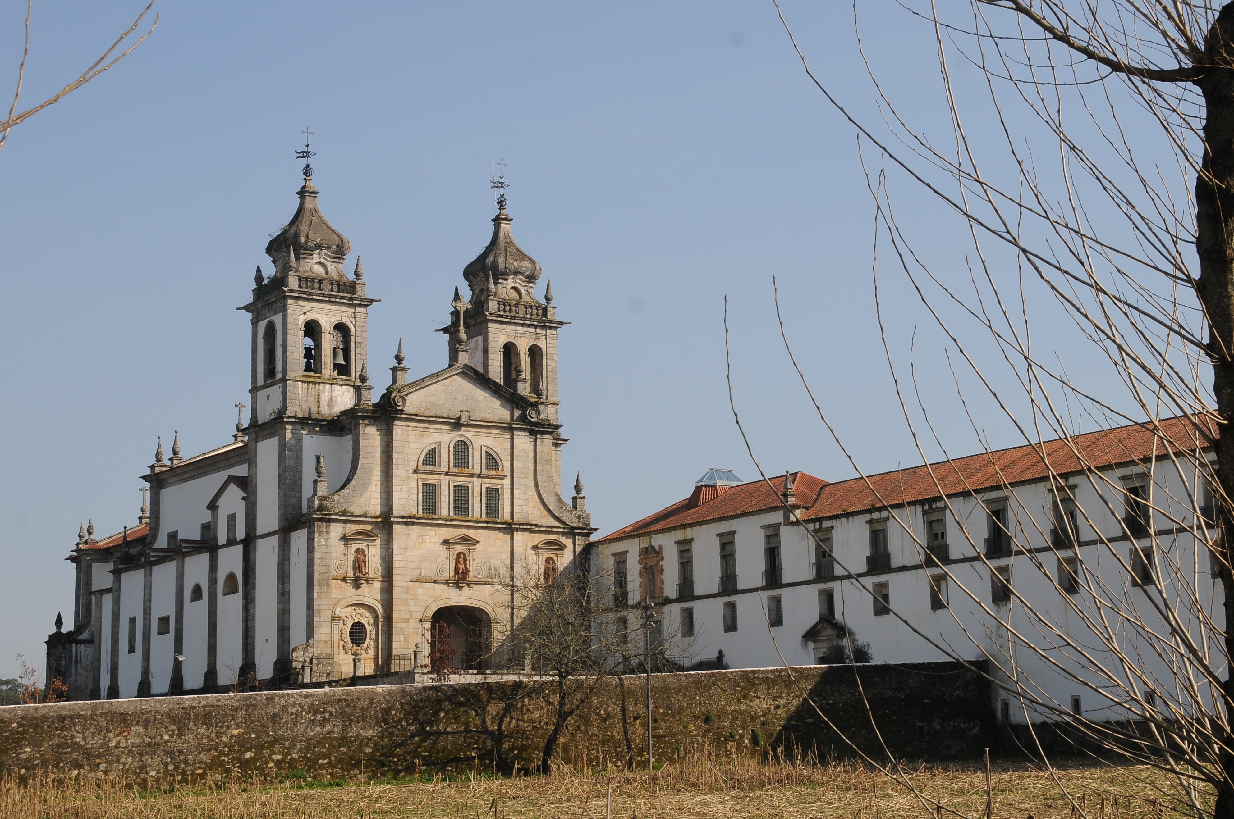 Tibães Monastery in Braga, Portugal.