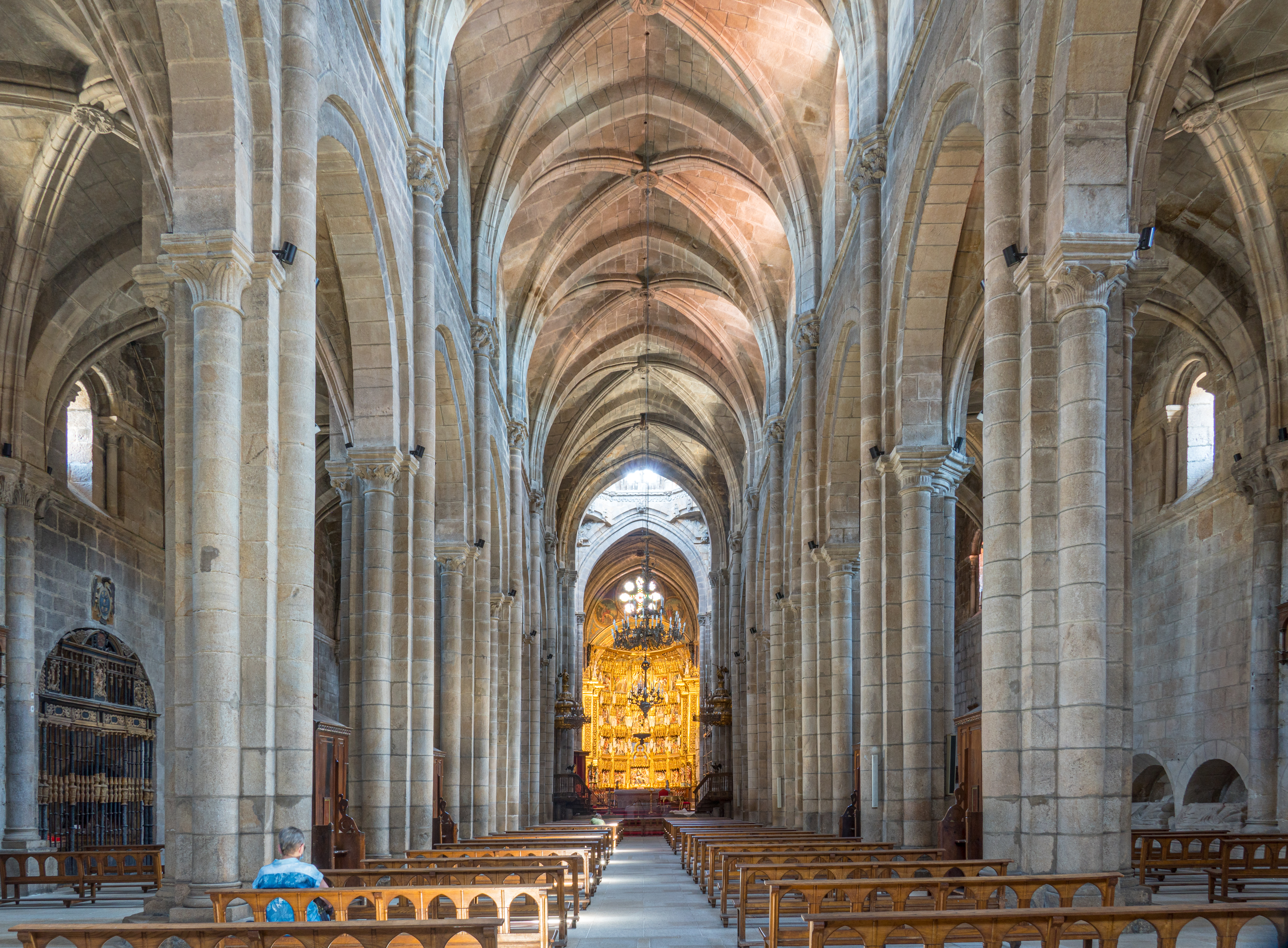 Main Nave of the Ourense cathedral, Spain