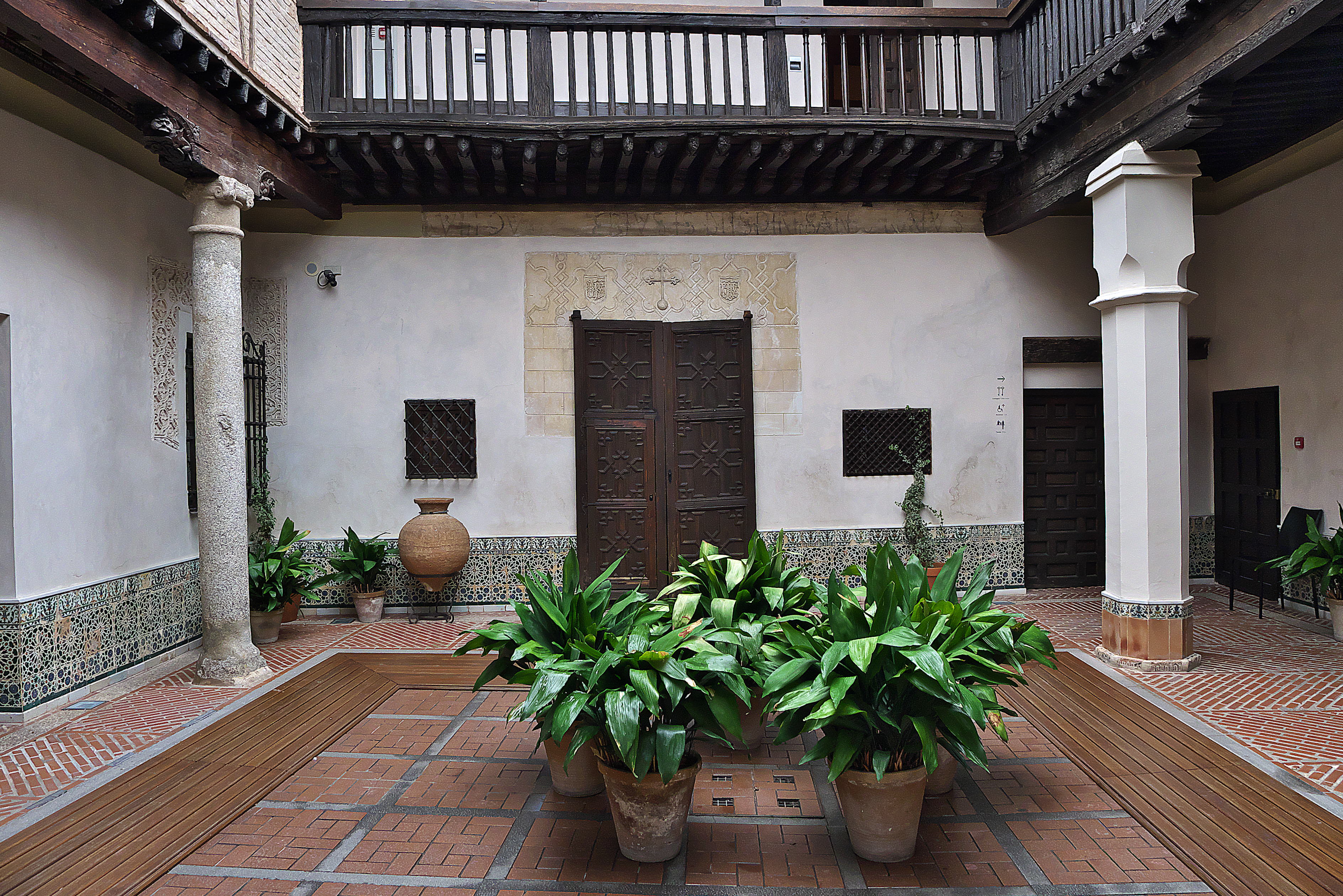 Patio entrance of the so-called "Casa de El Greco" (This translates: "El Greco's house")