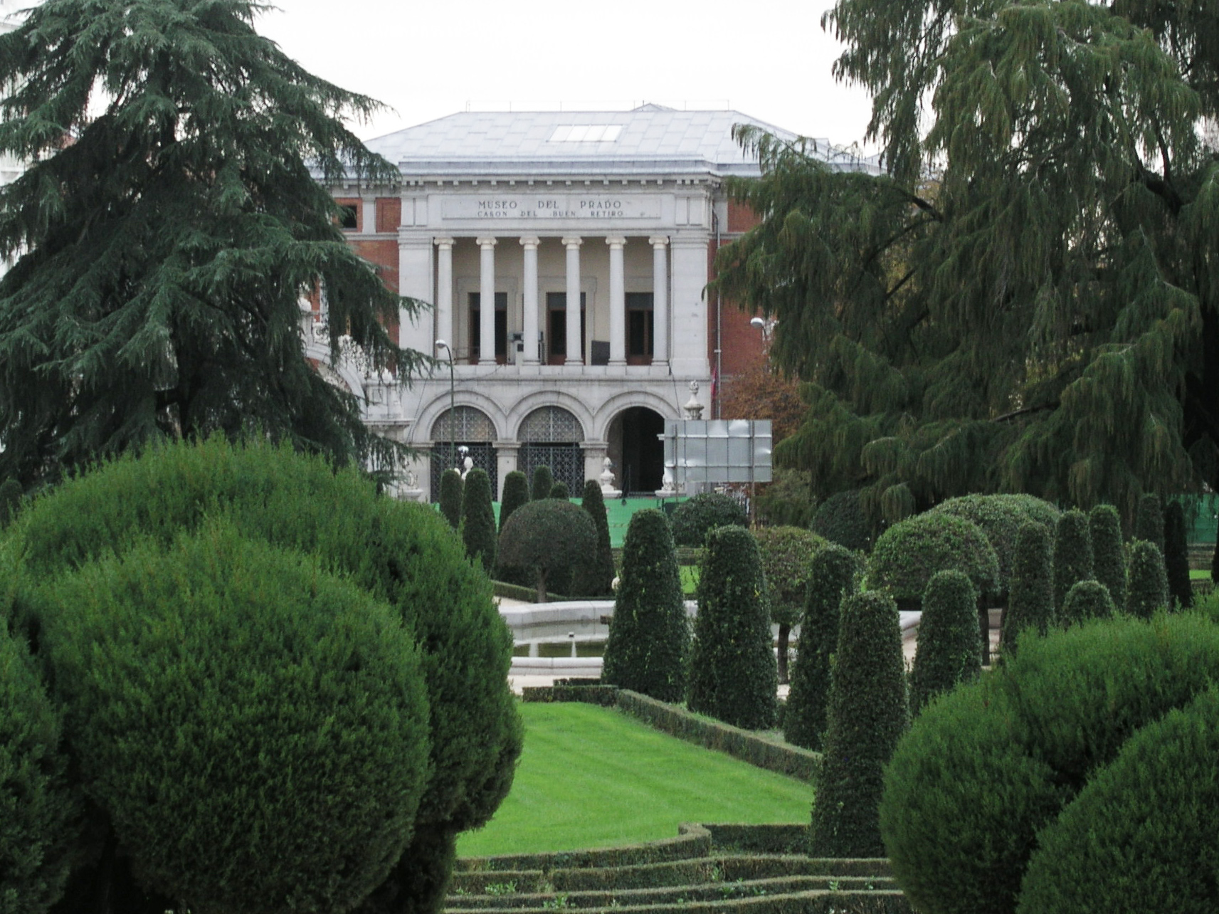 Jardines del Buen Retiro, Madrid, Spain. Casón del Buen Retiro.