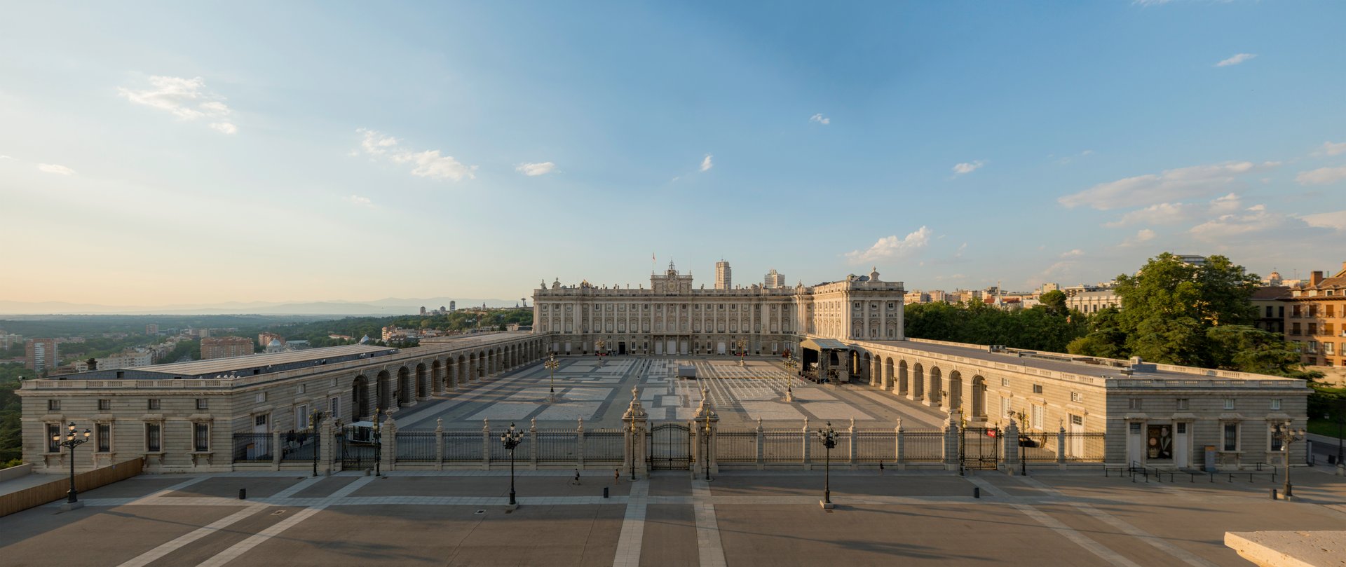 Royal Palace of Madrid Panorama