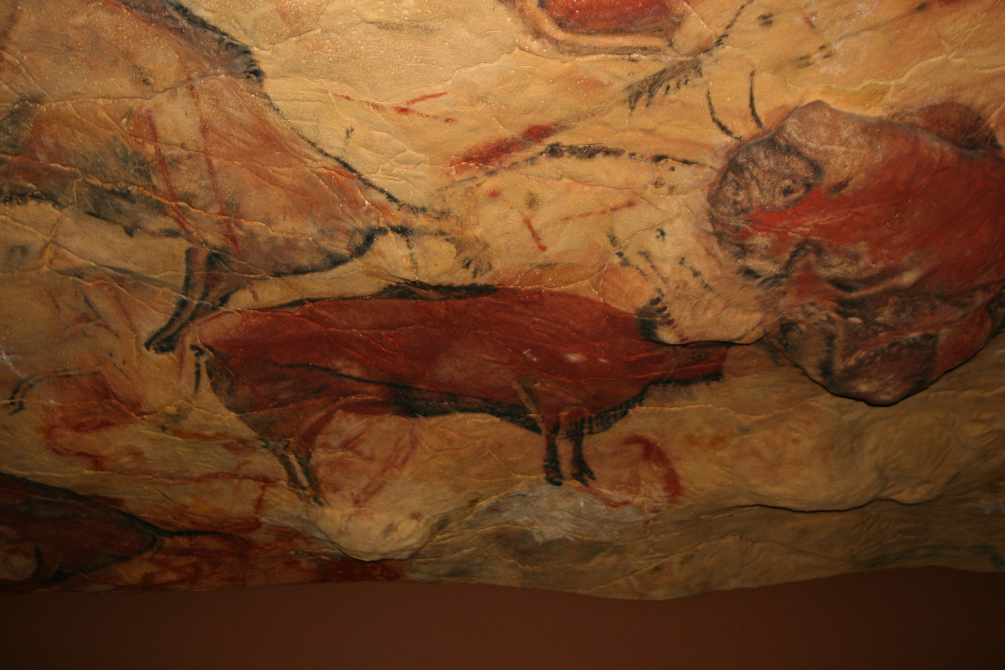 Reproduction of cave of Altamira in "Deutsches Museum" Munich