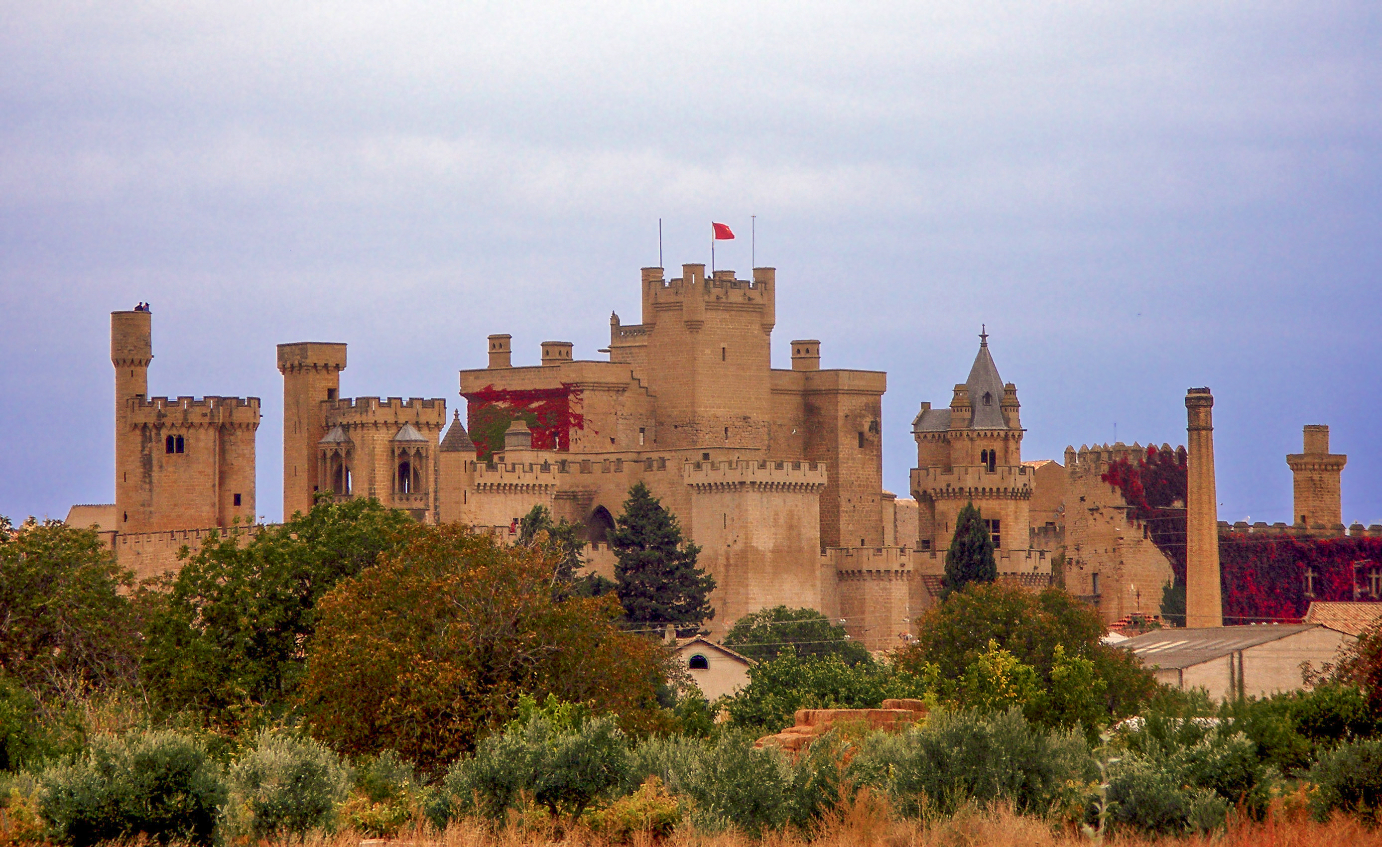Palace of Olite. Residence of the King and Queen of Navarre.
