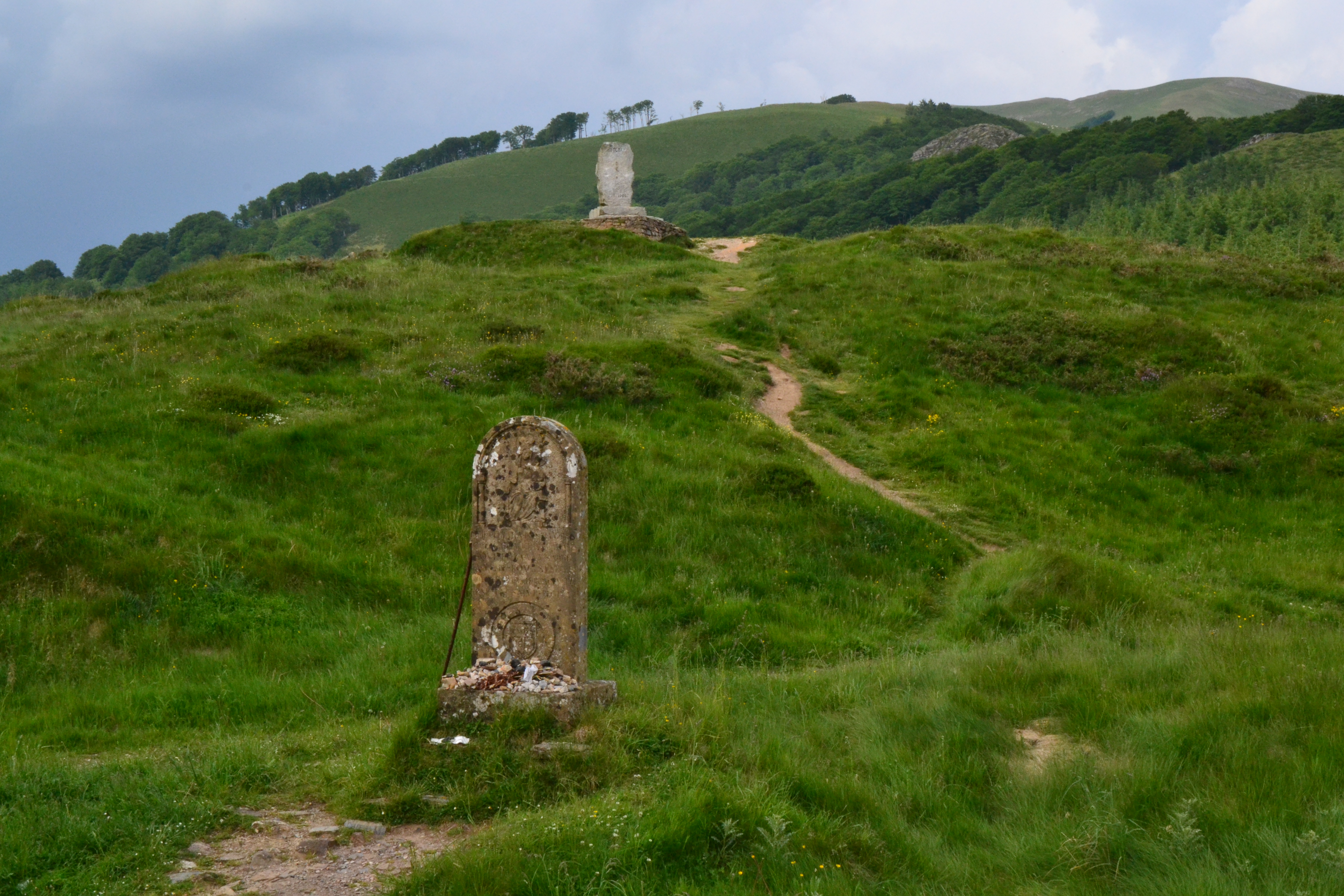 Ibañeta mountain pass. Orreaga-Roncesvalles, Navarre. Basque Country.