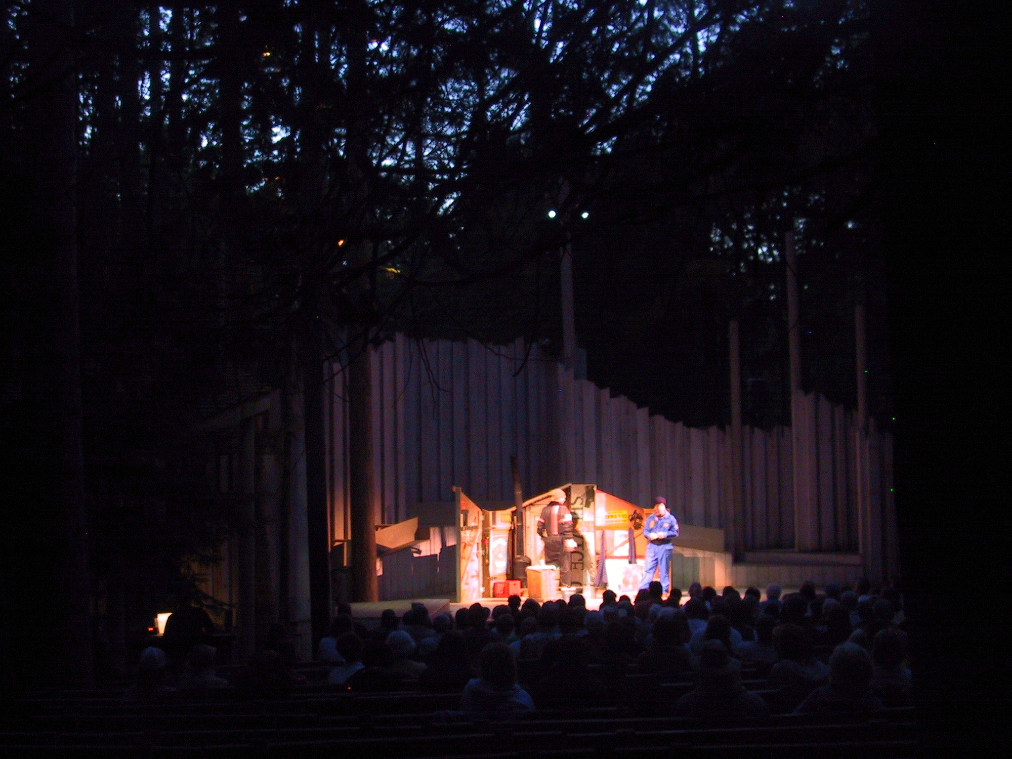 You can watch theater under the stars in the summer when the American Folklore Theater performs at Peninsula State Park near Nicolet Bay.