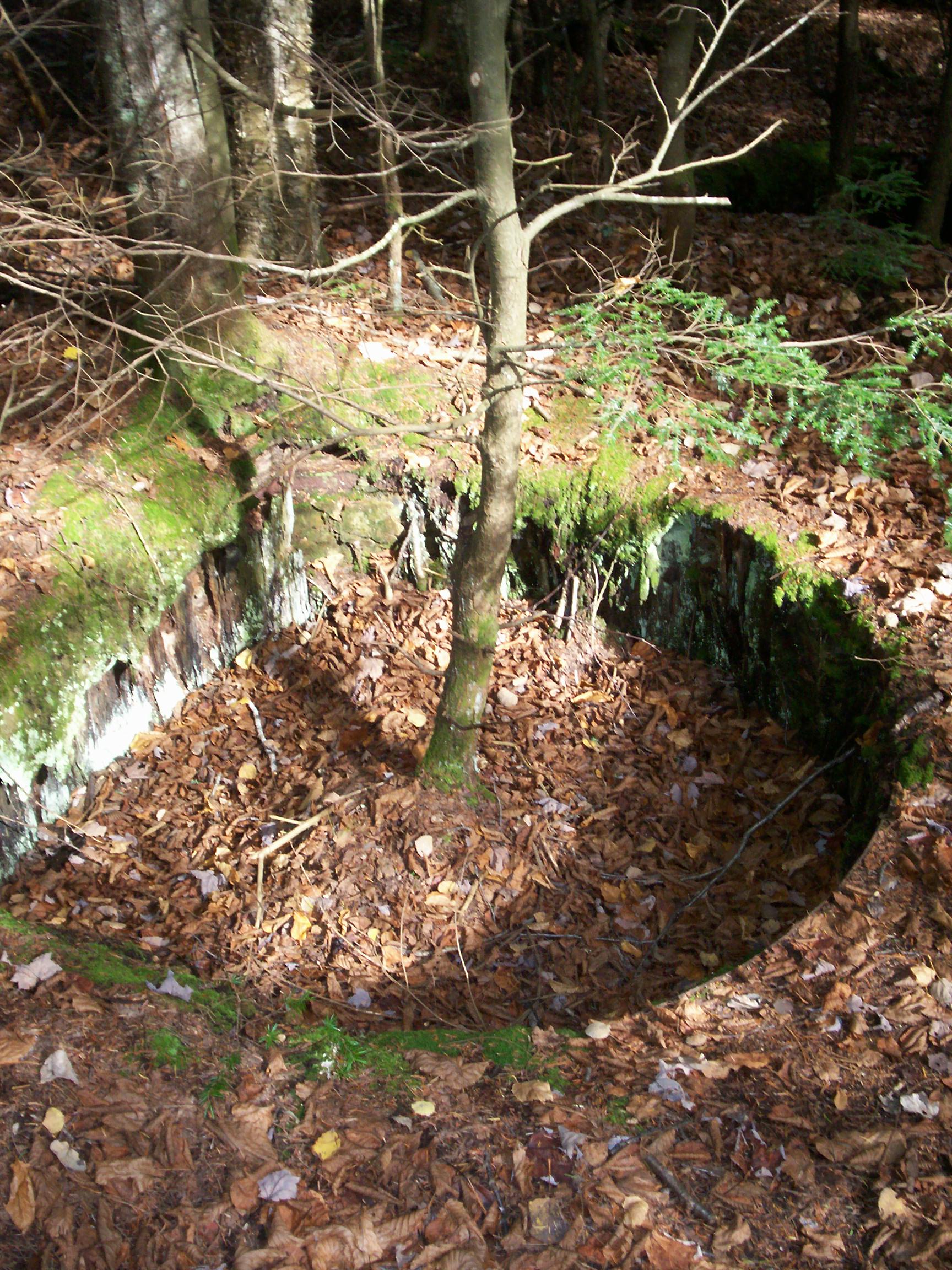 The remains of a chemical leaching process used to separate the copper from the ore.
Category:Images of Michigan
Category:United States mining images

Summary
The remains of a chemical leaching process used to separate the copper from the ore.