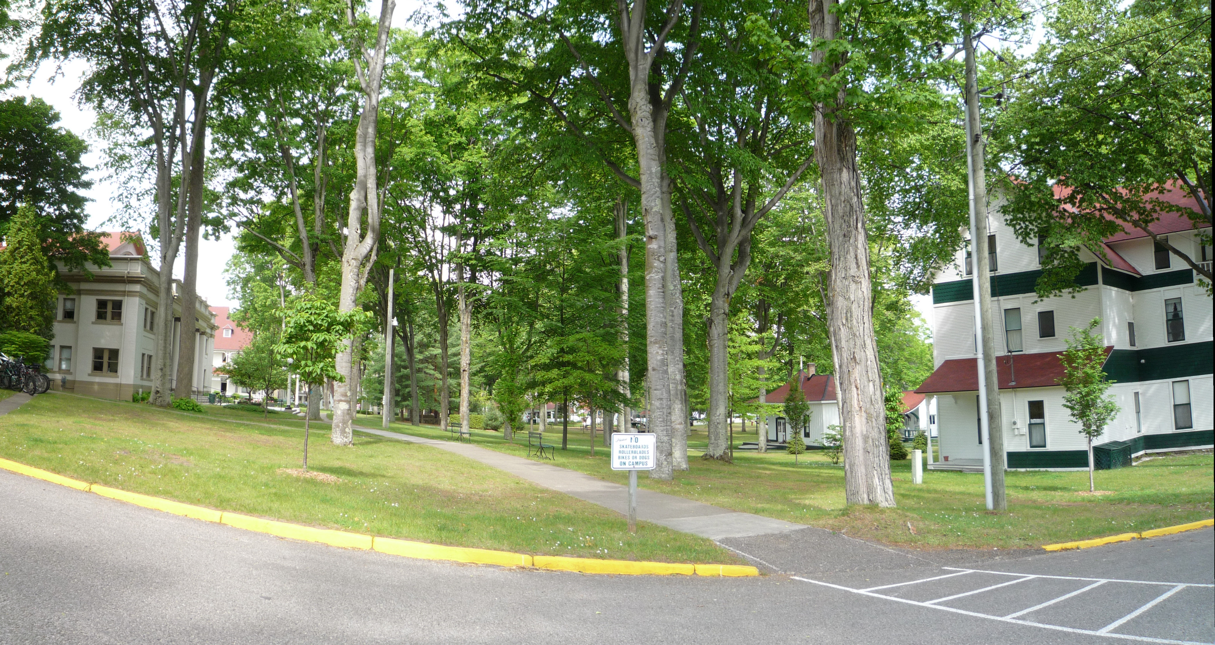 Association Grounds, Bay View, Michigan, USA.  Founded in 1875, Bay View is a religious resort community, an early version of a middle-to-upper class American resort.