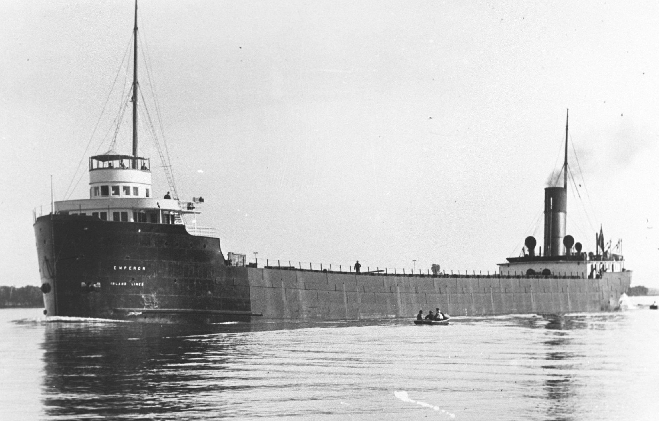 The steamer Emperor underway