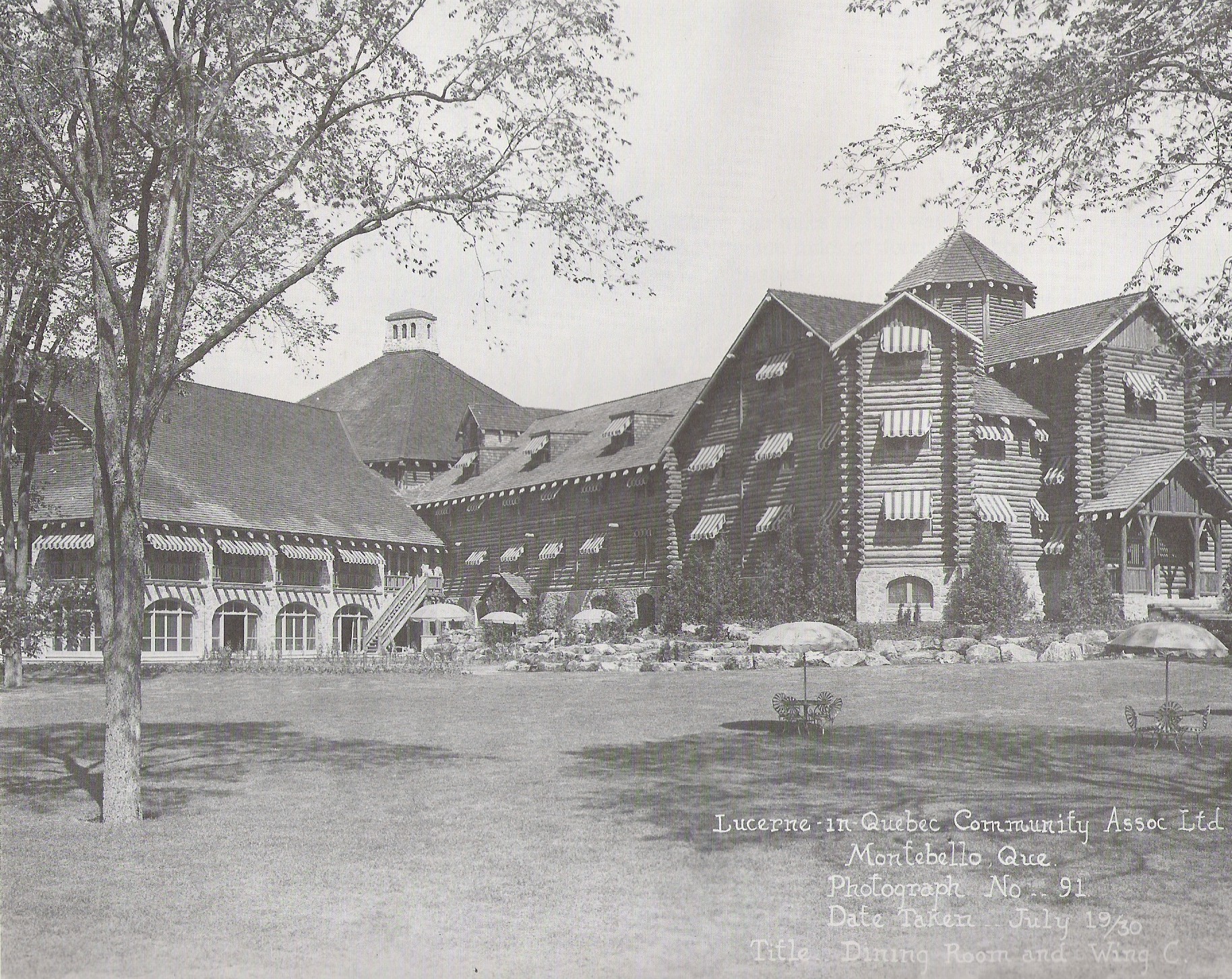 Chateau Montebello, Quebec, Canada.