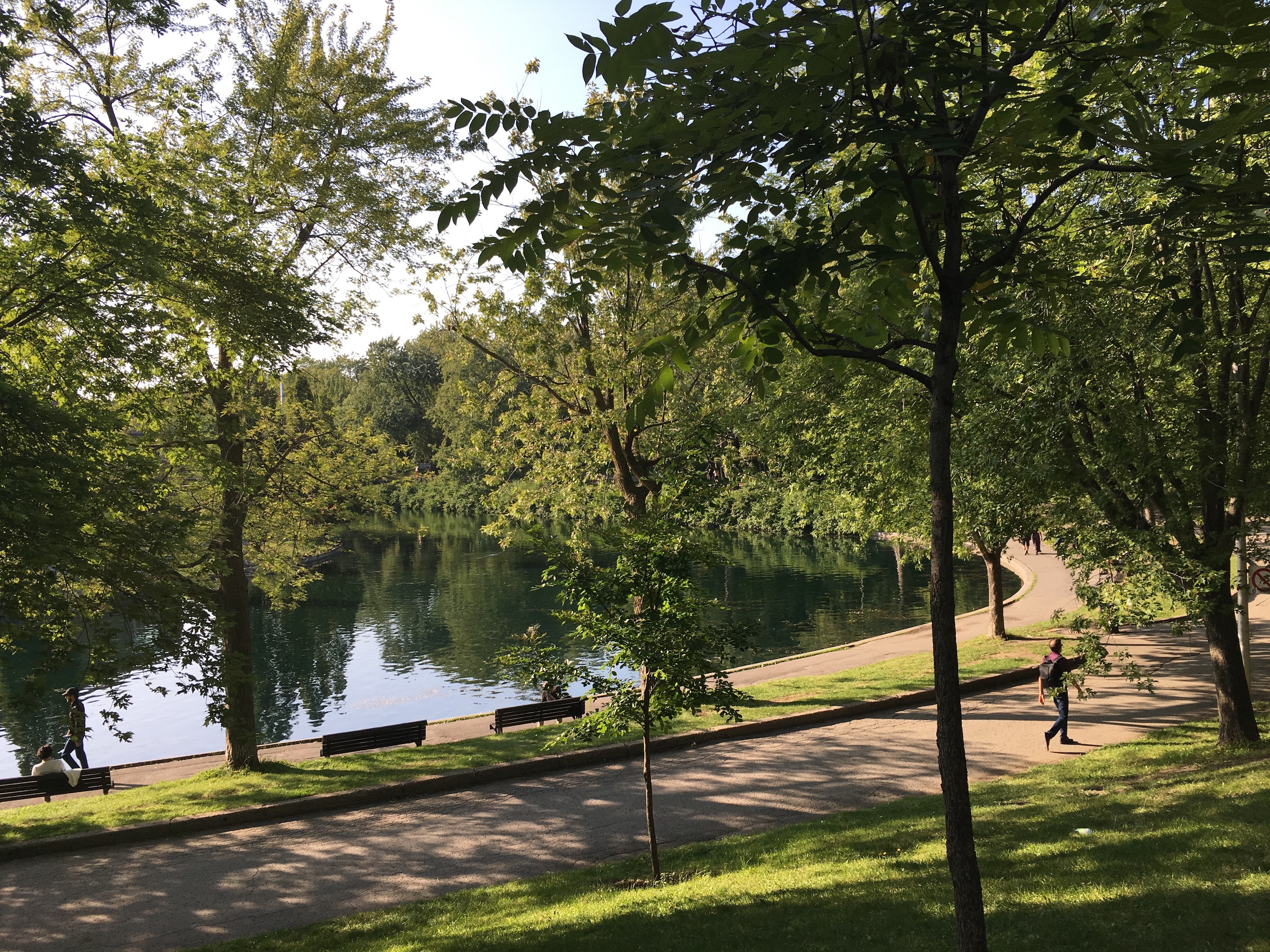 La Fontaine Park in August