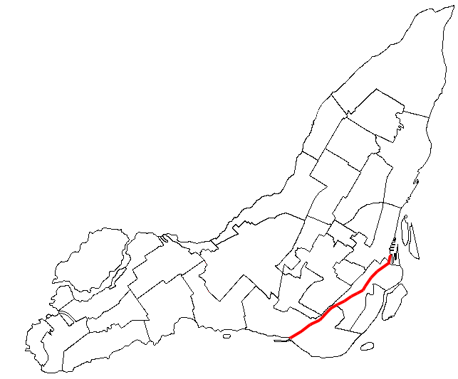 Lachine canal, island of Montreal
Adapted from Image:Lachine.png