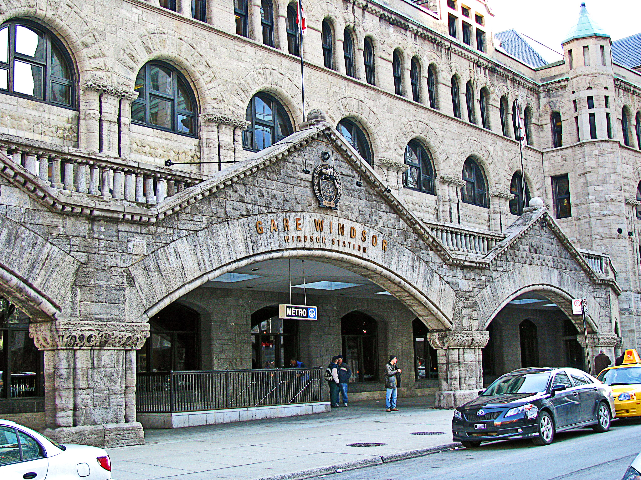 Main entrance of en:Windsor Station (Montreal)