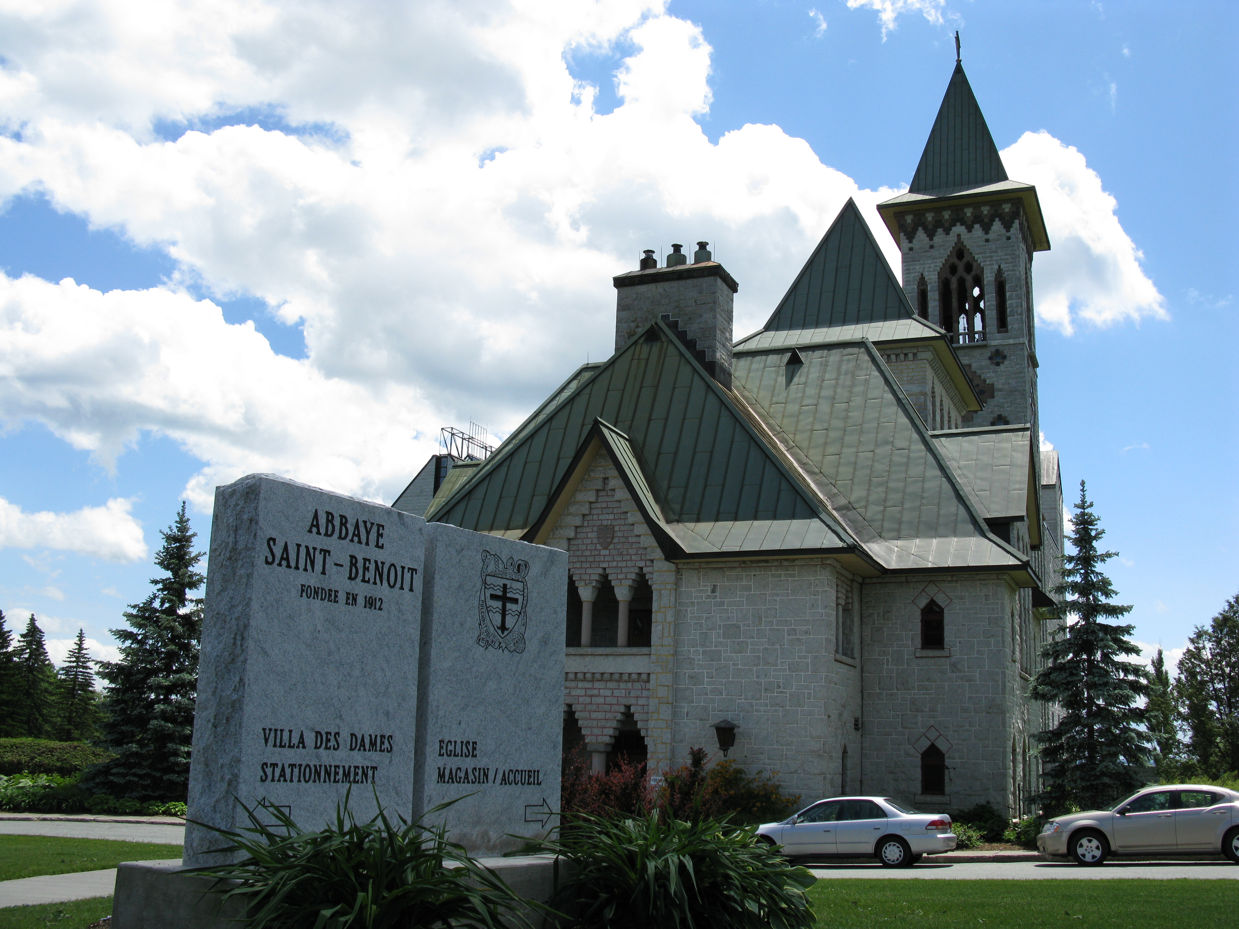 Saint-Benoît-du-Lac Abbey is located in the village of Saint-Benoît-du-Lac, Quebec, Canada.  The village is on the western shore of Lake Memphremagog.