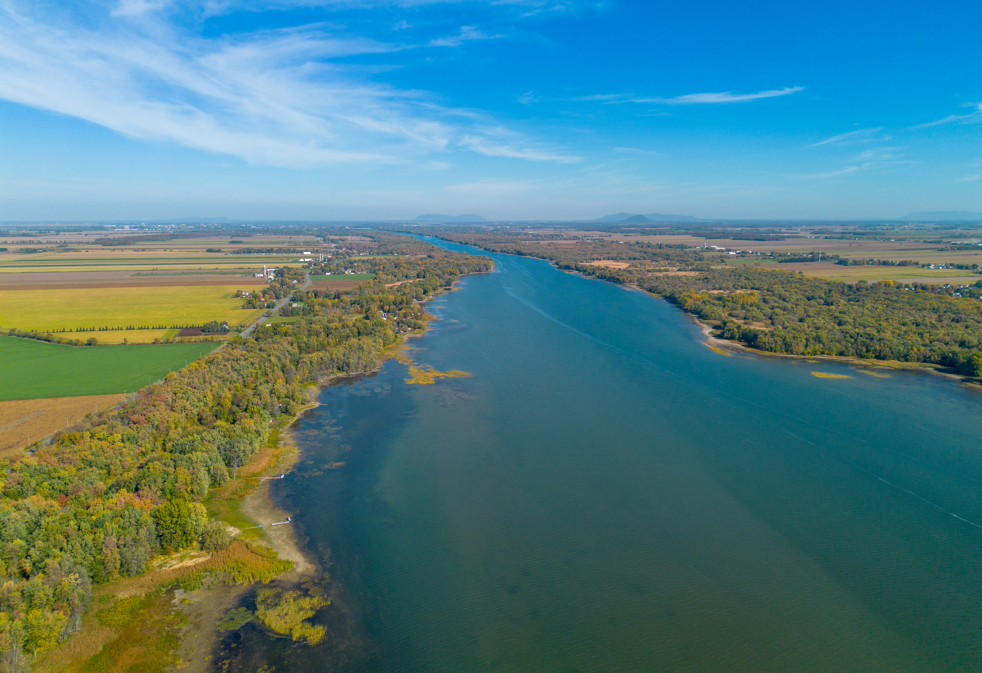 Richelieu River in St-Blaise-sur-Richelieu⁩