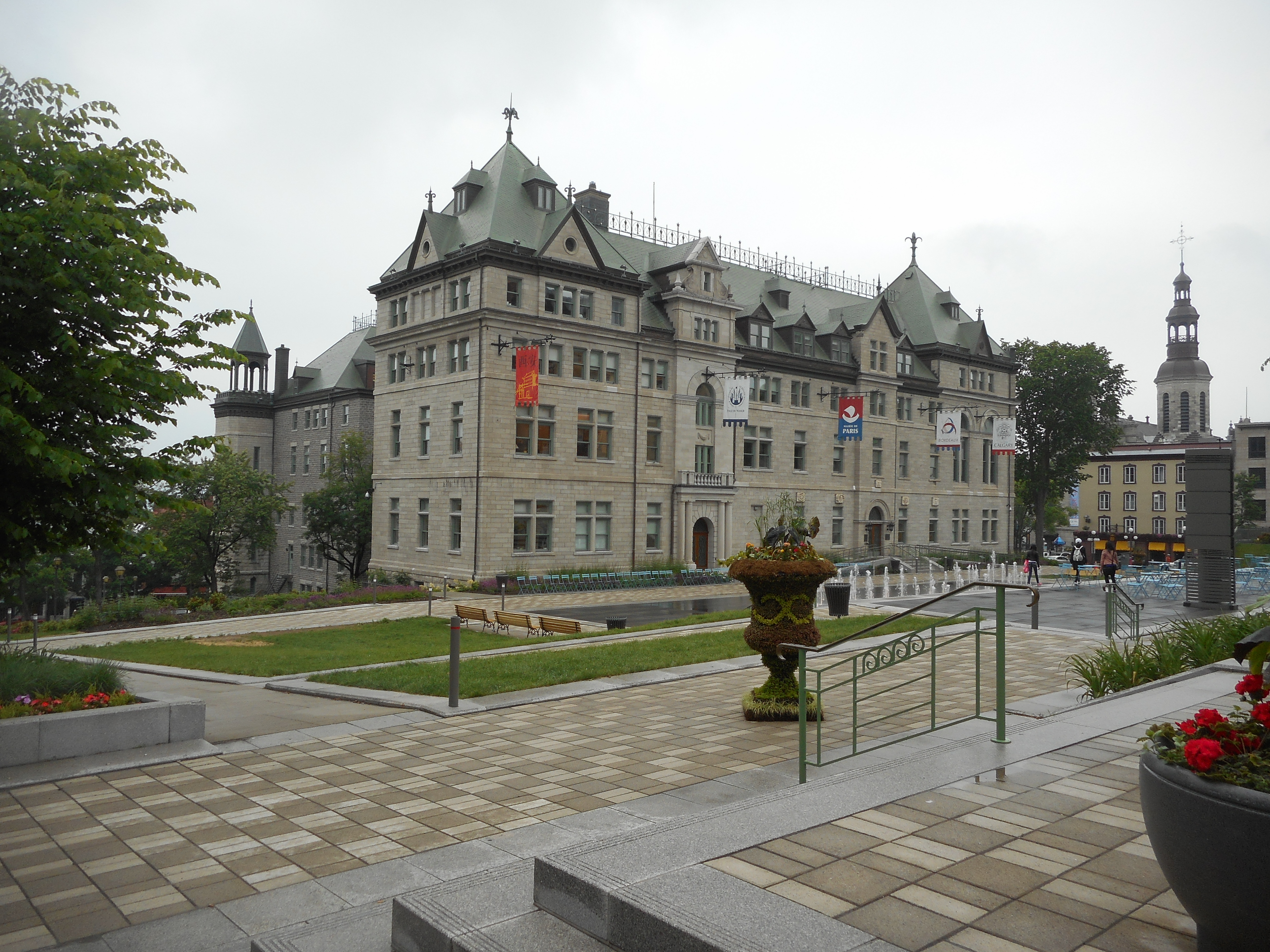 Jardins de l'hôtel de ville de Québec