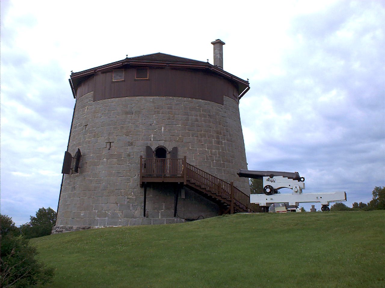 Martello Tower 1, located in The Battlefields Park in Québec, Quebec.