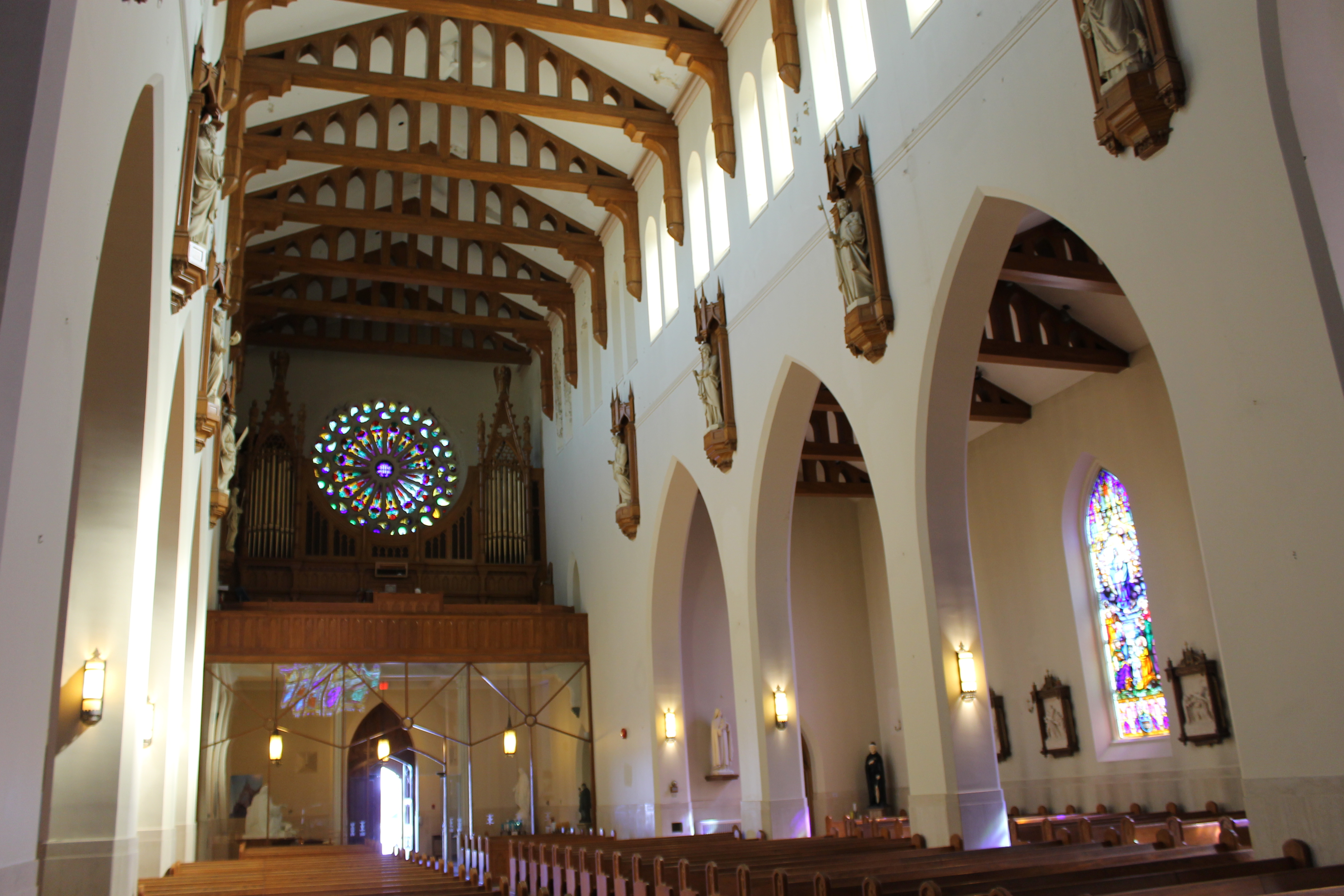 Rose vBud window, Cathedral of the Immaculate Conception, Saint John NB