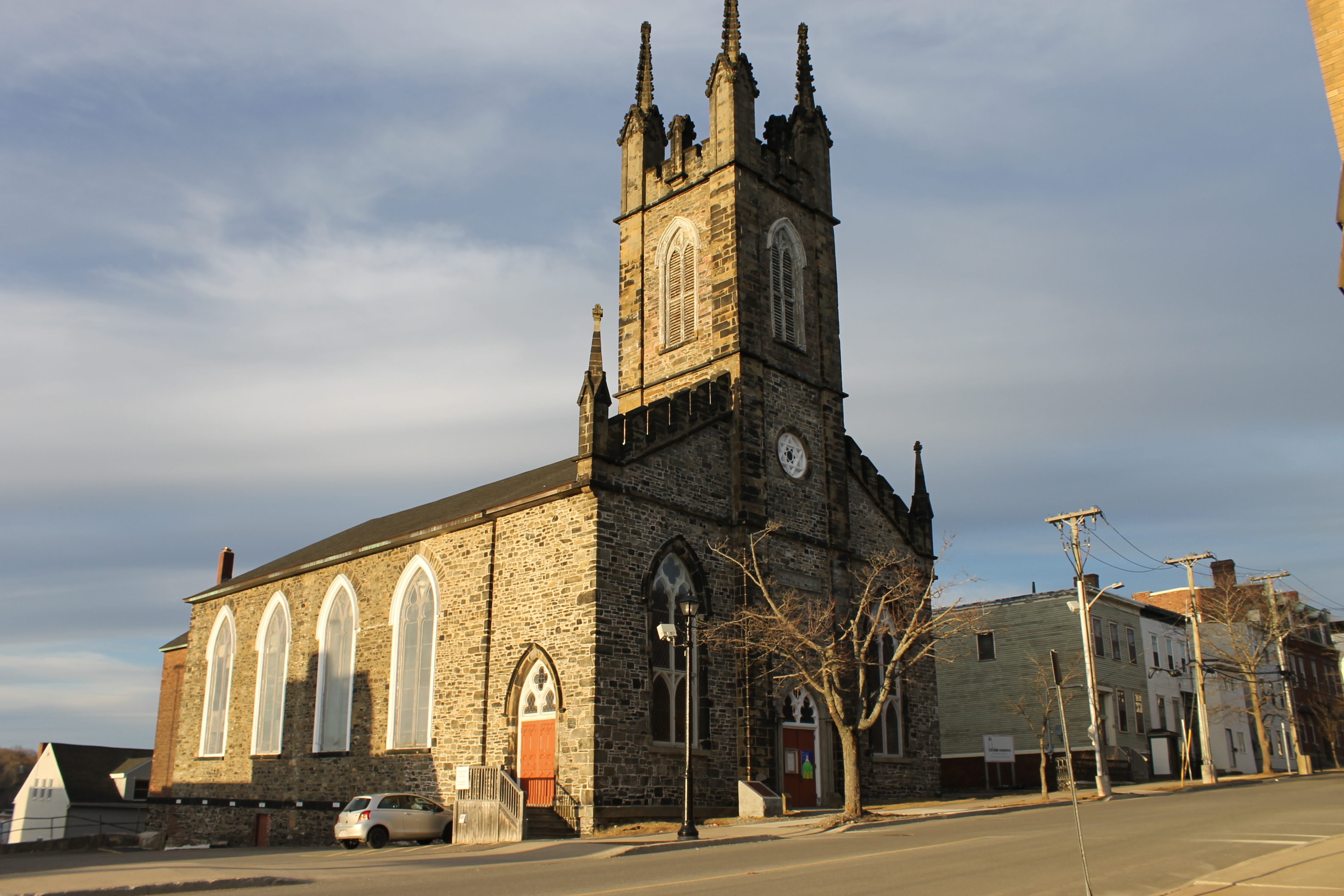 West side of St John Stone church.