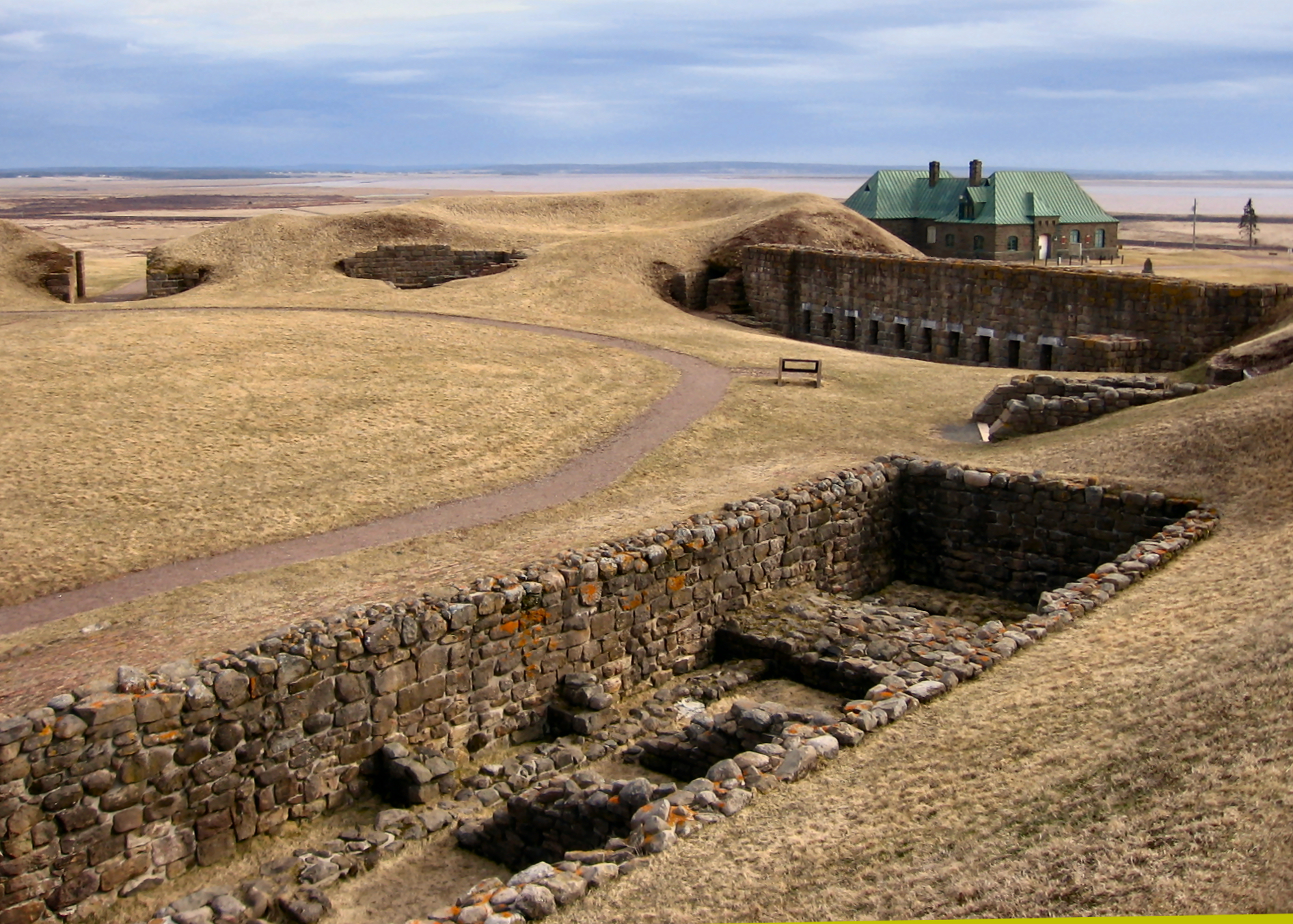 Fort Beauséjour, Aulac, New Brunswick, Canada.