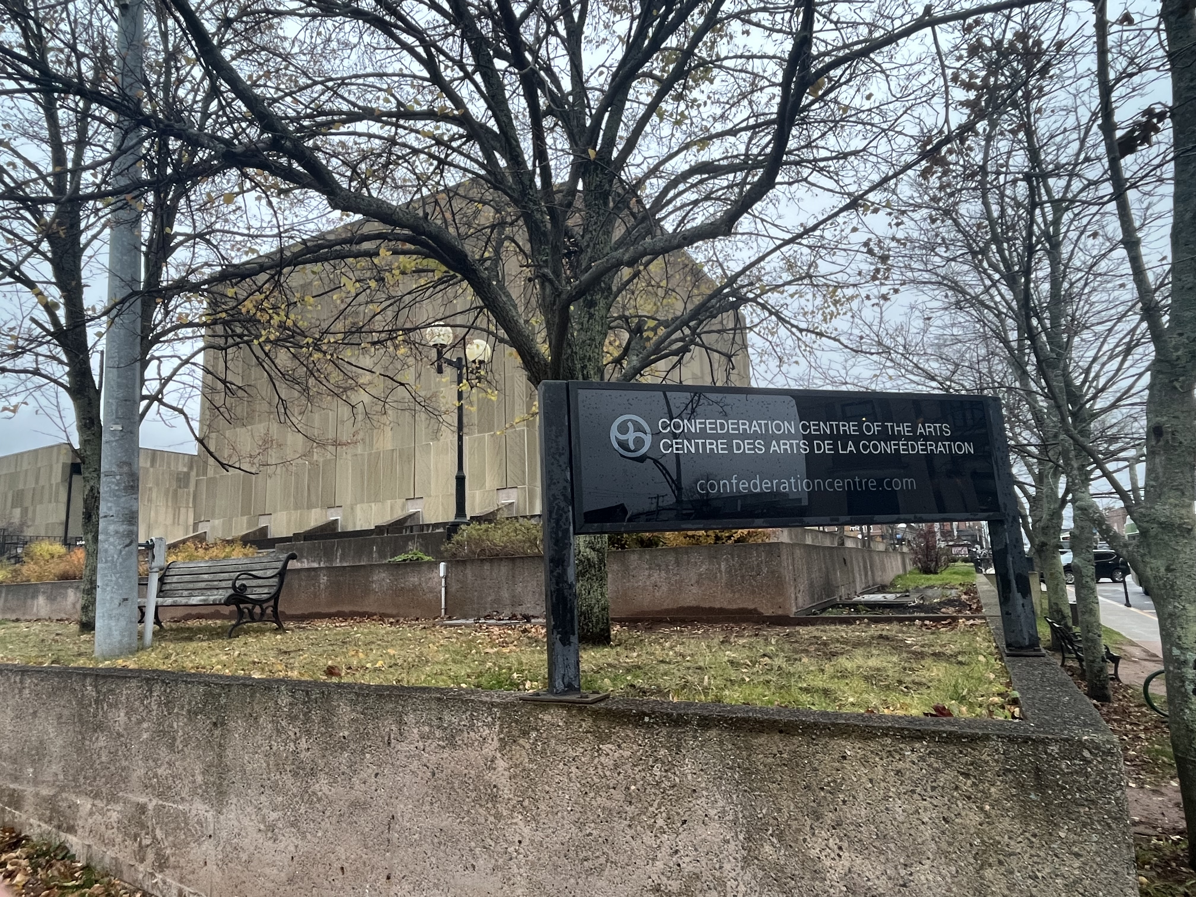 Northern side of the Confederation Centre of the Art, Charlottetown, Canada.