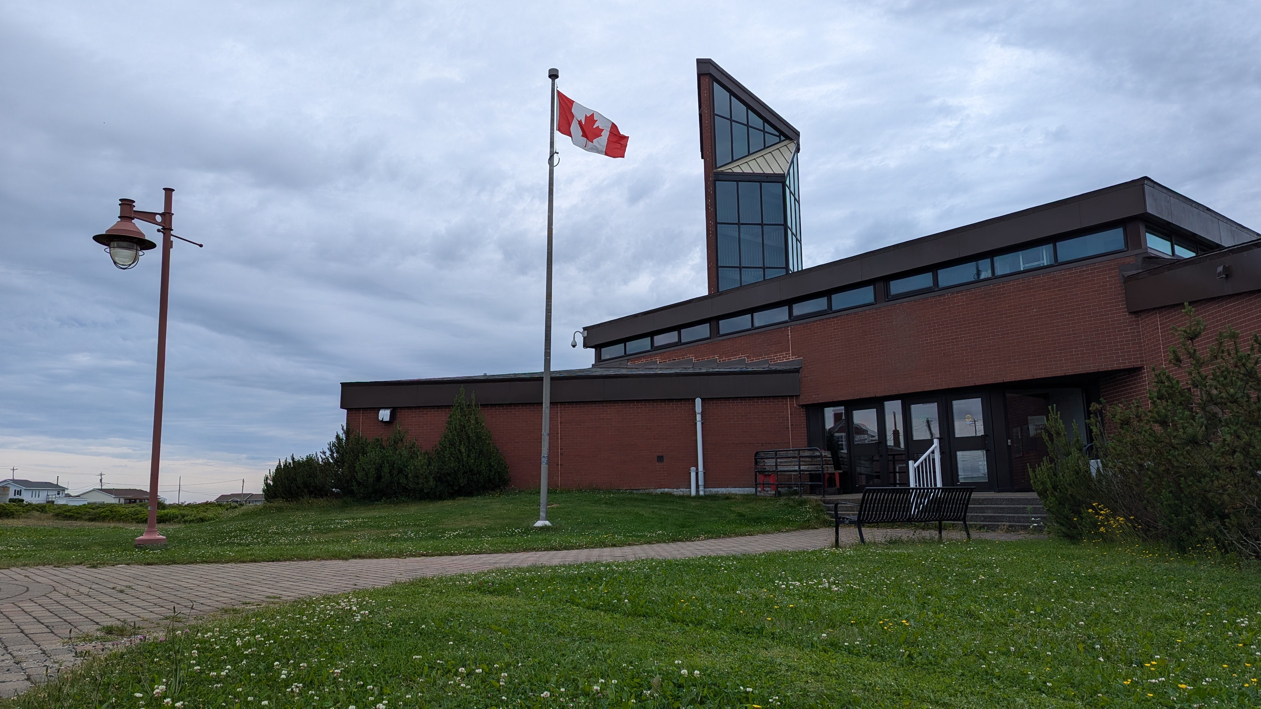 A picture of the front of the Cape Breton Miners Museum on July 1st, 2024