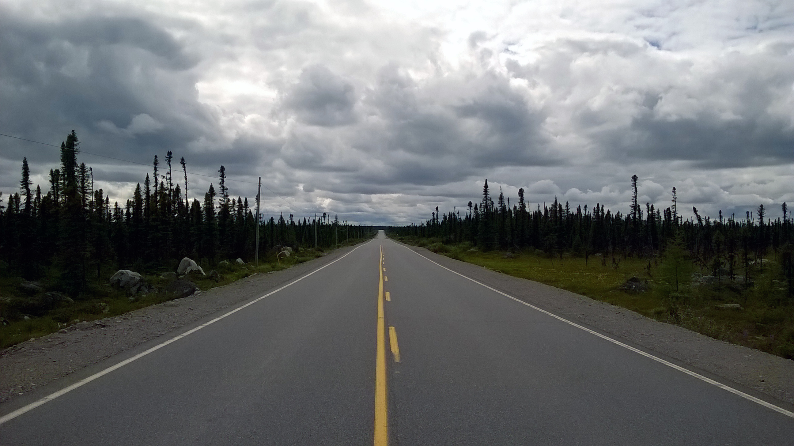 Route 500 entre Labrador City et Churchill Falls