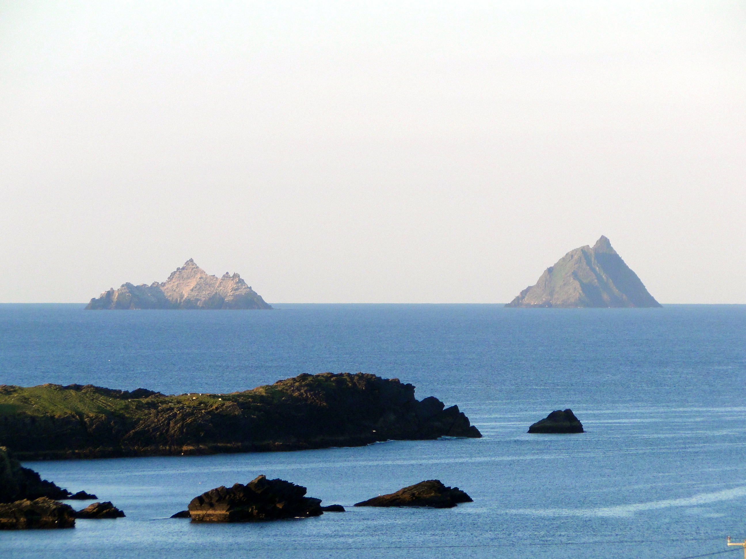 The Skellig Rocks as seen from Valentia Island