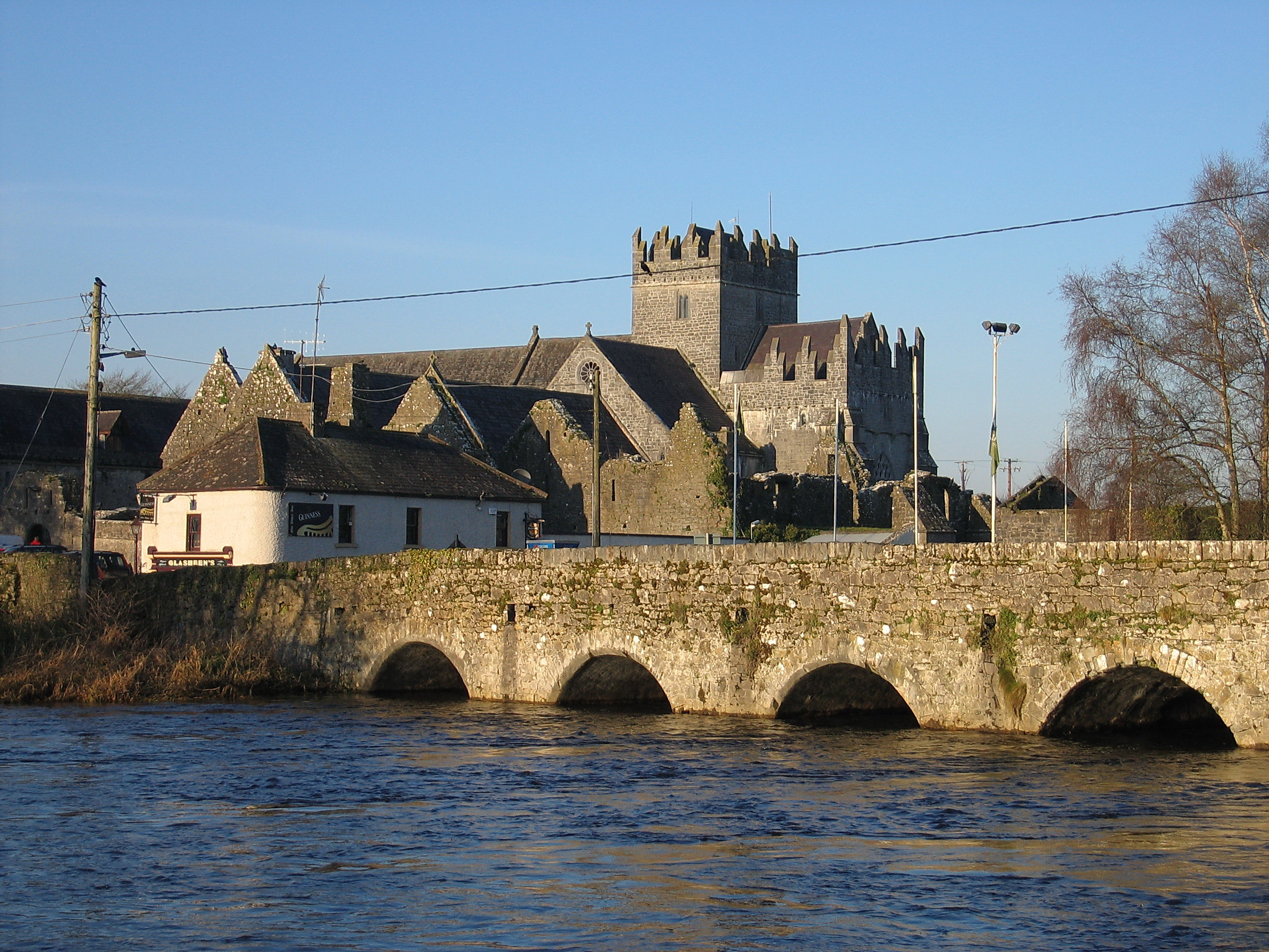 Holy Cross Abbey in Holycross, County Tipperary on the River Suir