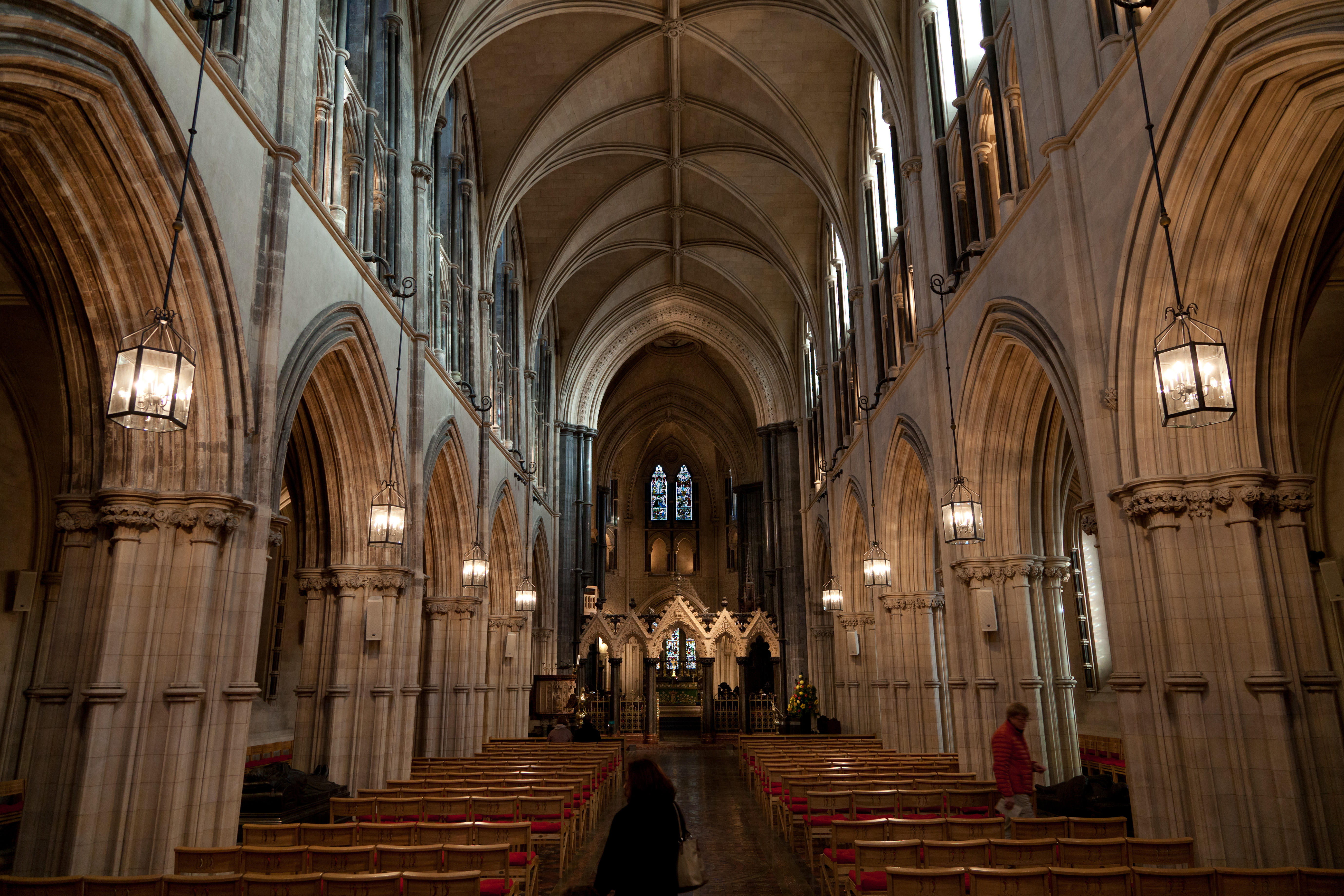 Interior of Christ Church Cathedral.