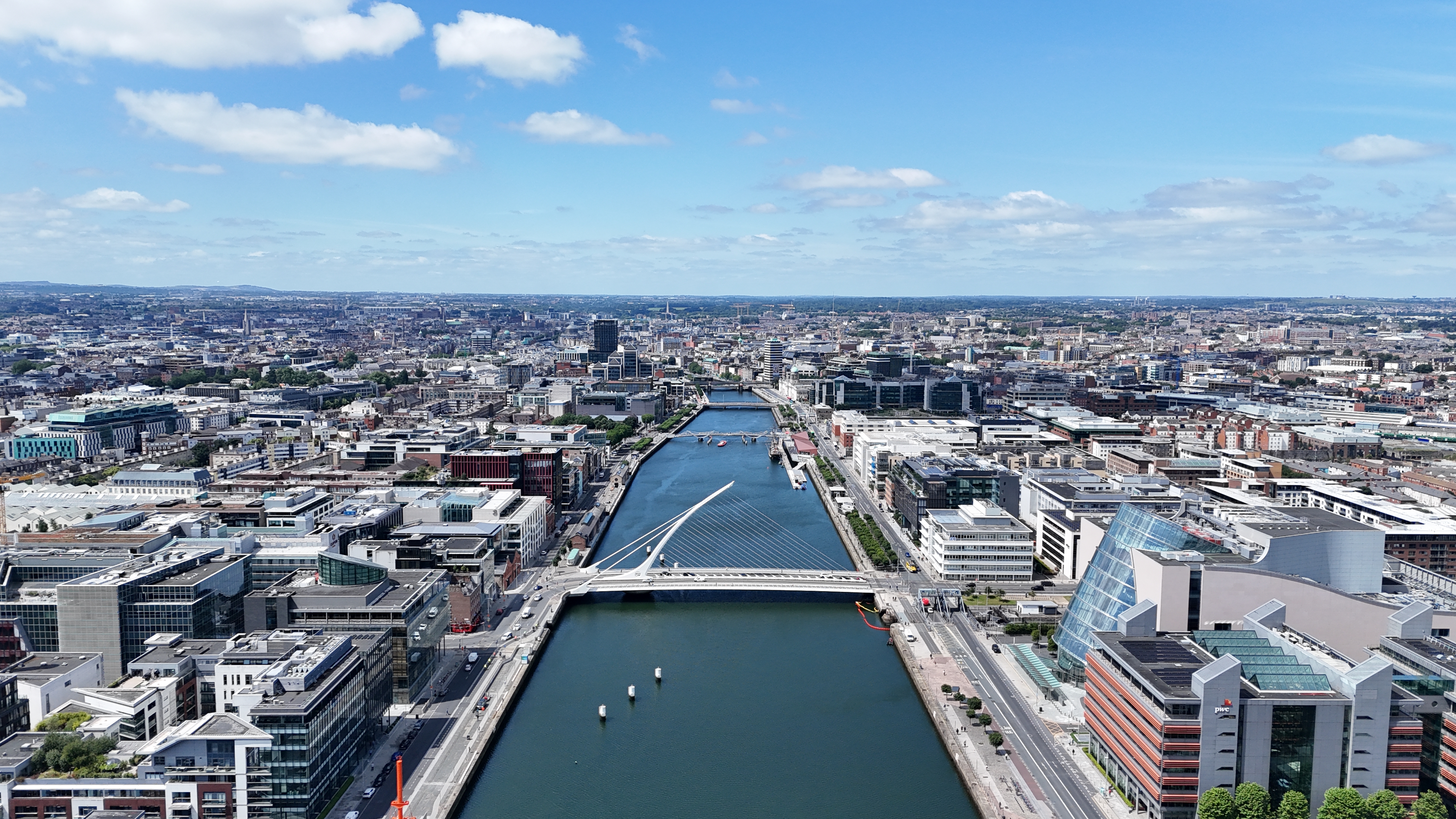 Dublin aerial photograph