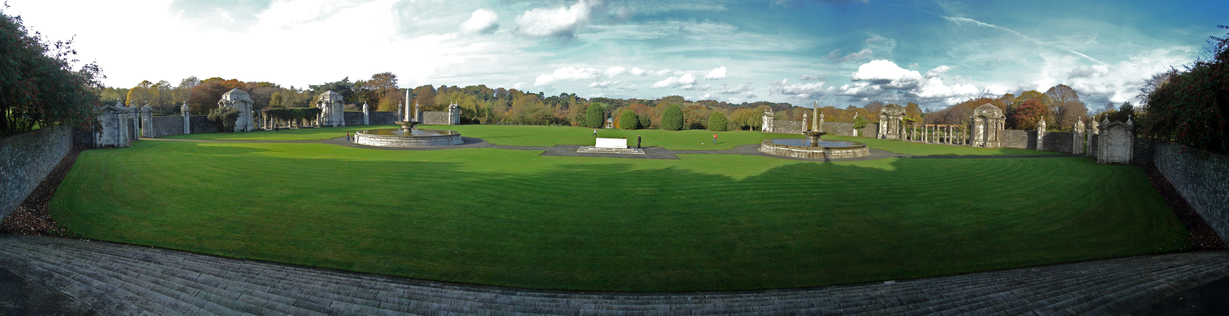Panorama of War Memorial Gardens Dublin
