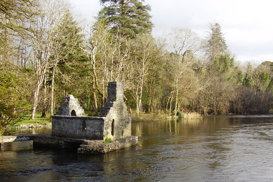 Monk's Fishing House at Cong Abbey, on the bank of the Cong River