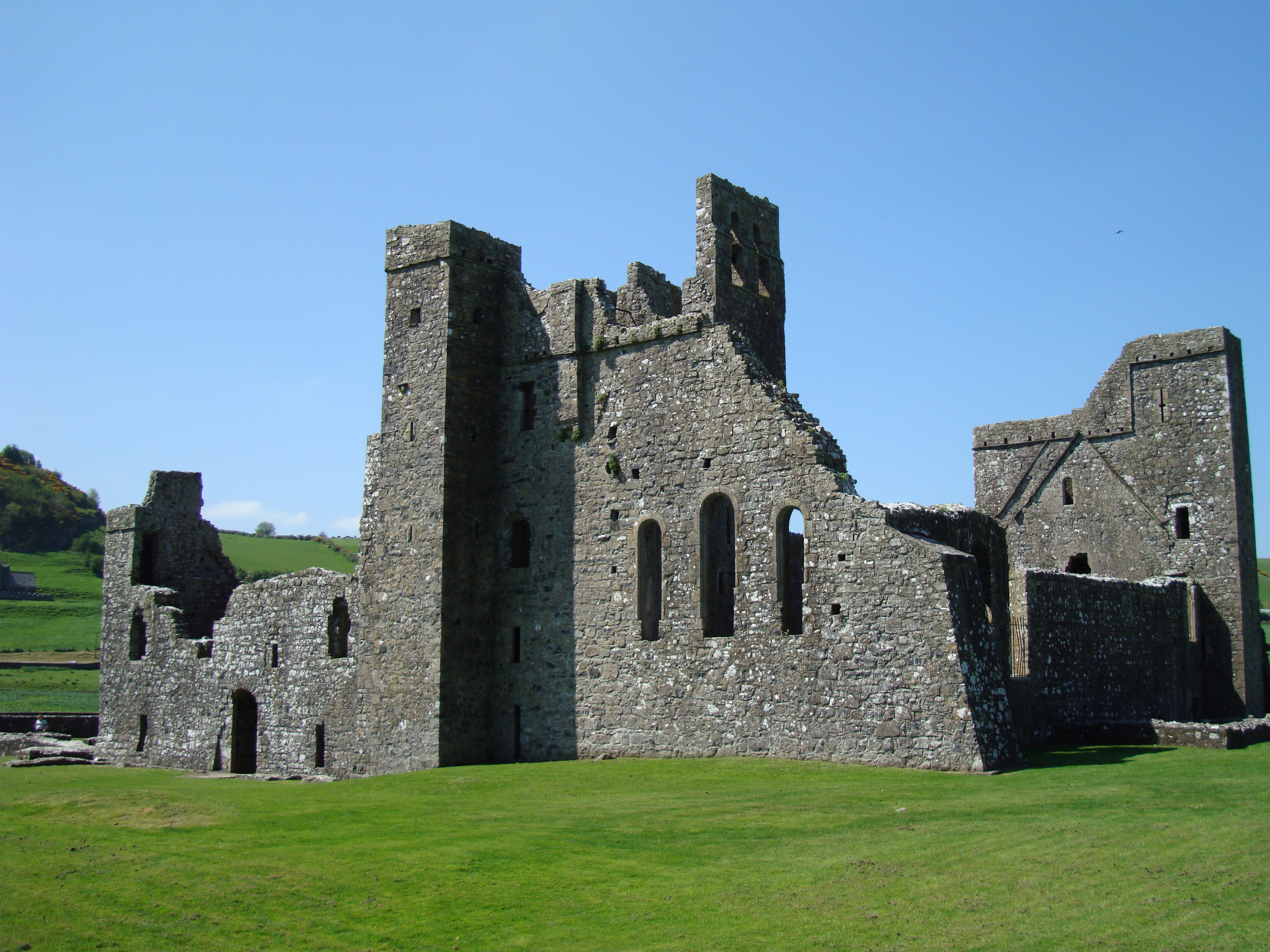 Photograph of the remains of Fore Abbey, Co. Westmeath, Republic of Ireland