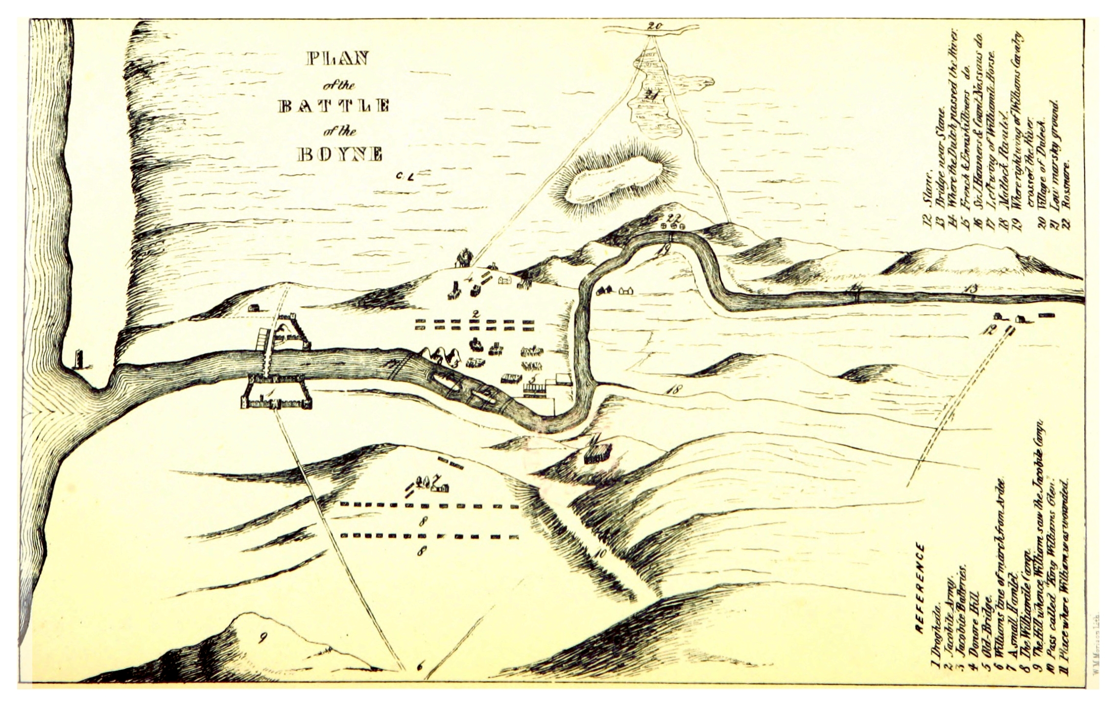 CANE(1859) p235 PLAN OF THE BATTLE OF BOYNE.jpg