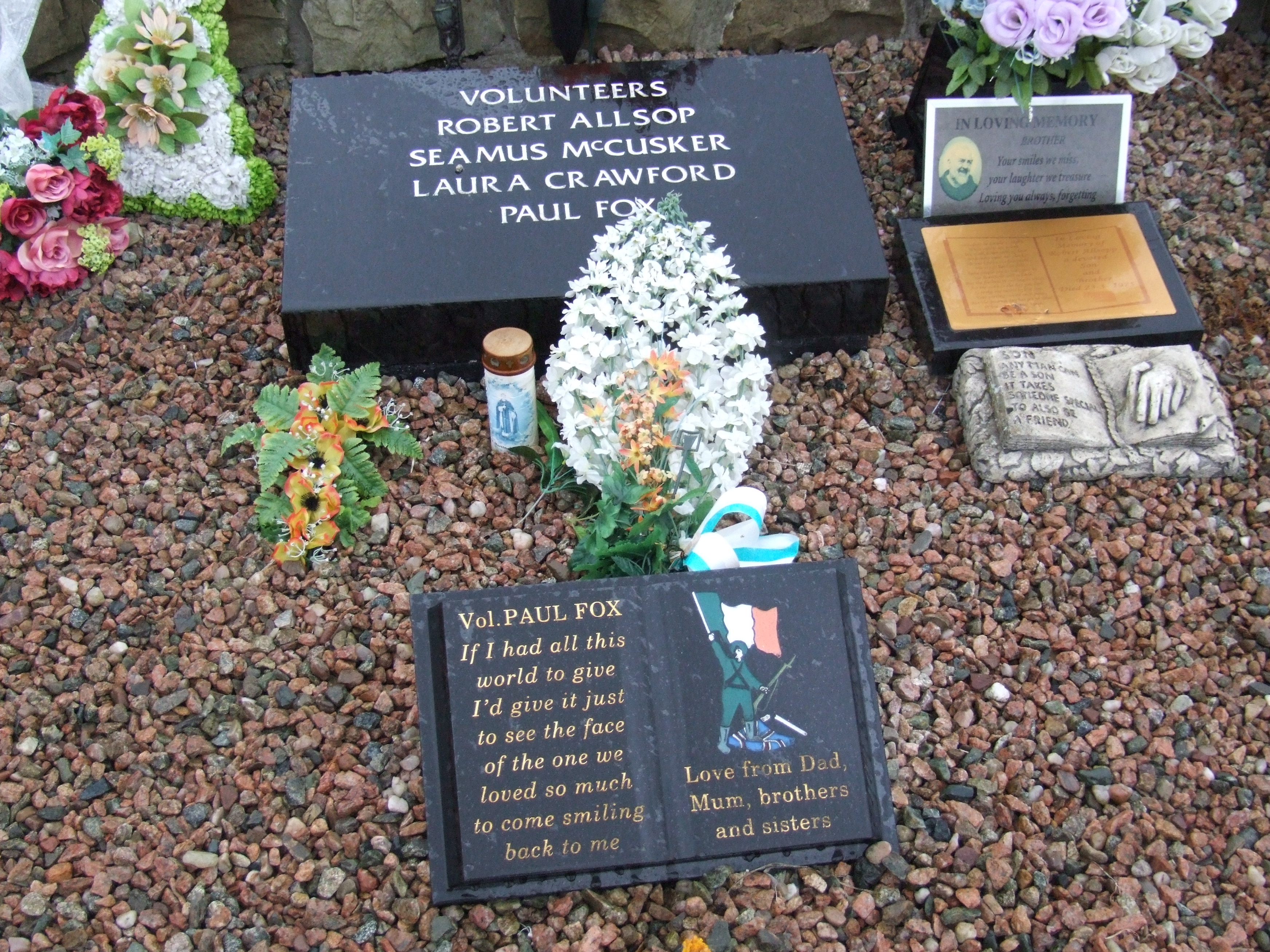 New Republican Plot - IRA, Milltown Cemetery, West Belfast, Northern Ireland