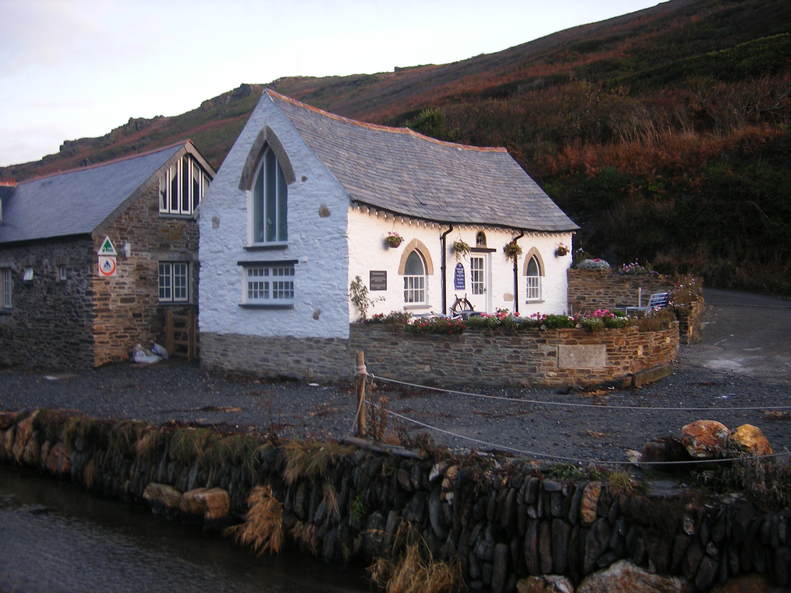 The New Rebuilt Harbour Light, Boscastle.